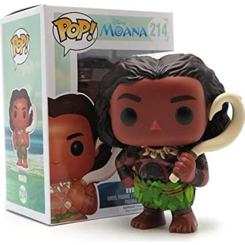 Figura Pop! Vinyl Funko Disney Moana Maui 9.5 cm con Protector