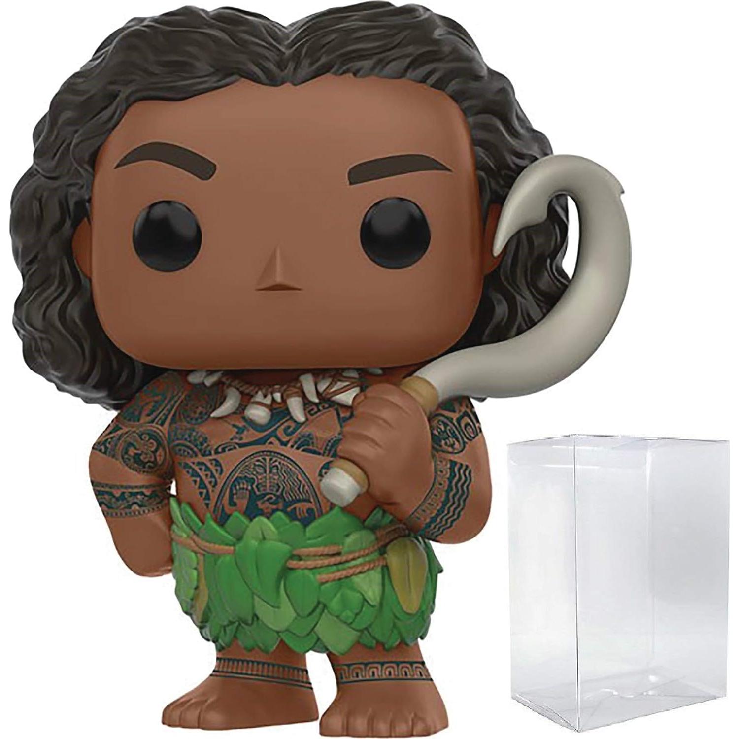 Figura Pop! Vinyl Funko Disney Moana Maui 9.5 cm con Protector