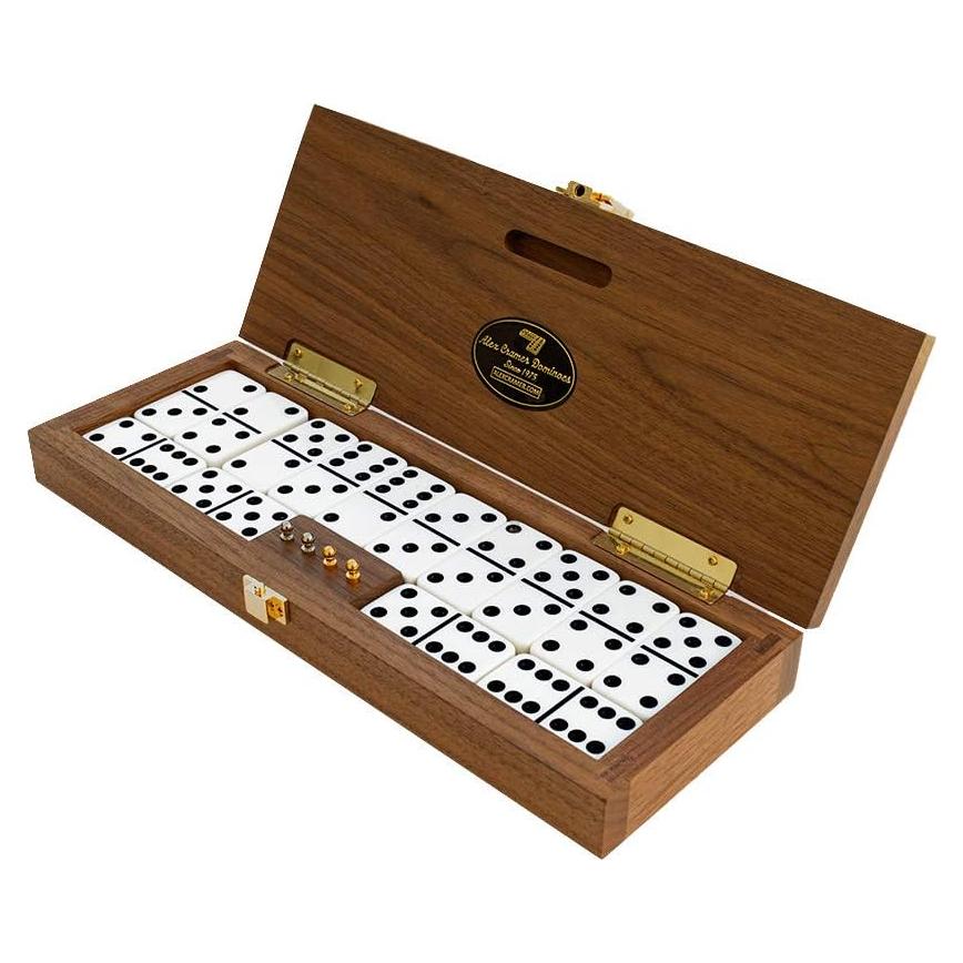 Juego de Dominó Alex Cramer Marinero con Estuche de Nogal