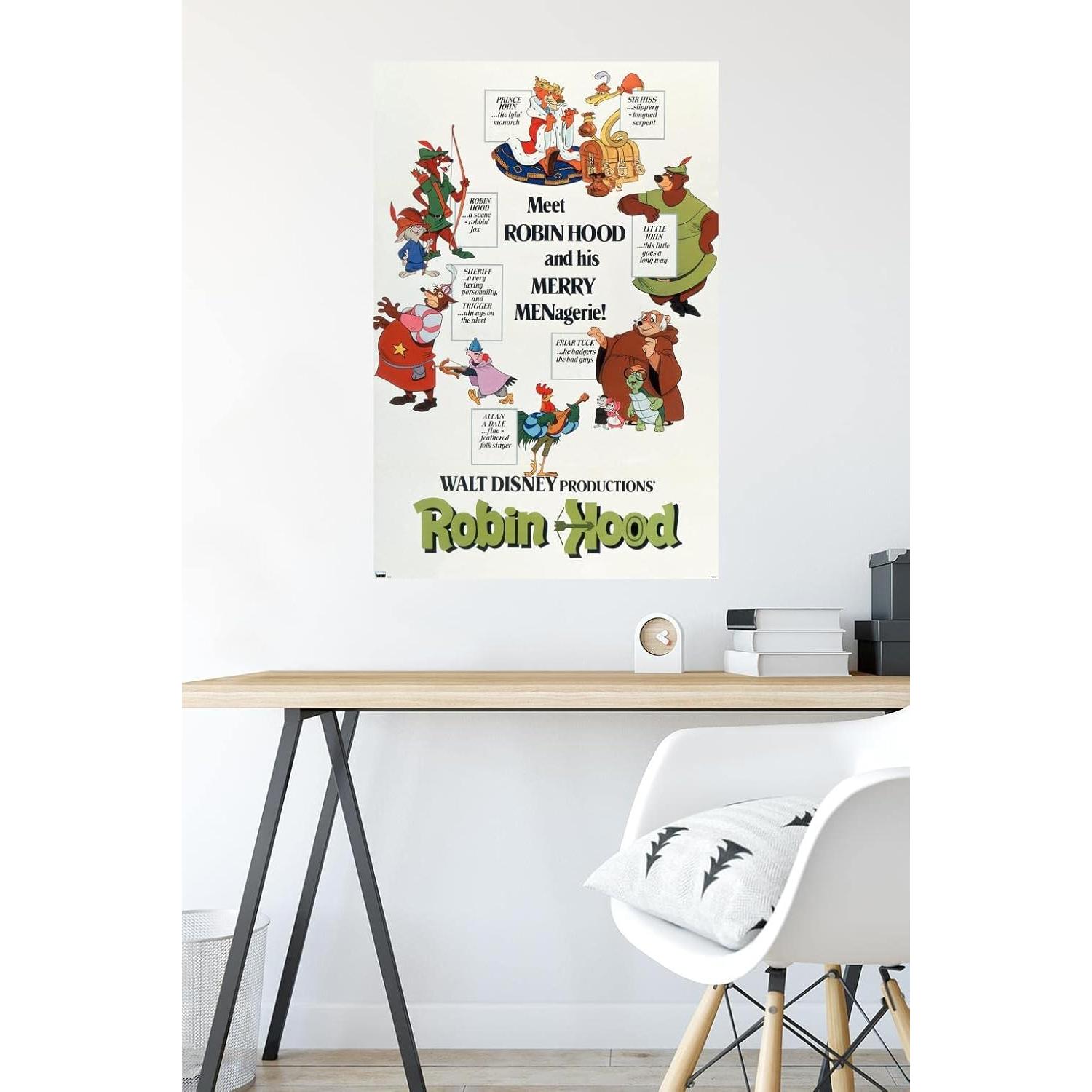 Póster de pared Disney Robin Hood Trends International 56.5x86.4cm