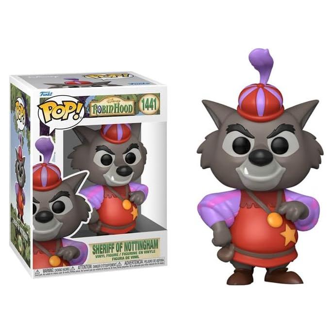 Funko Pop Robin Hood + Protector ToyBop - Figura Disney 9.5 cm