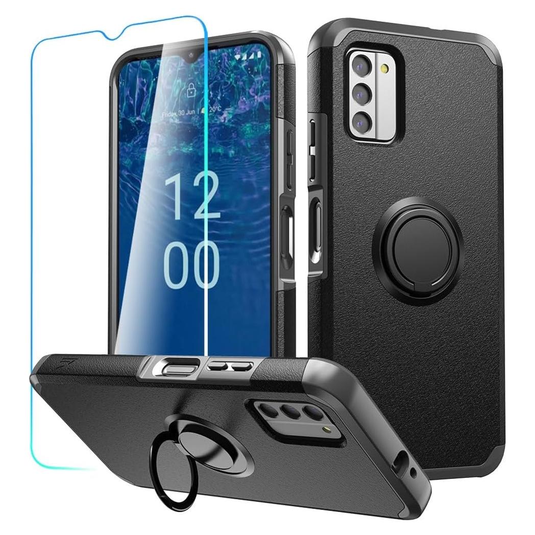 Funda HRWireless para Nokia G310 5G con Soporte y Vidrio Templado