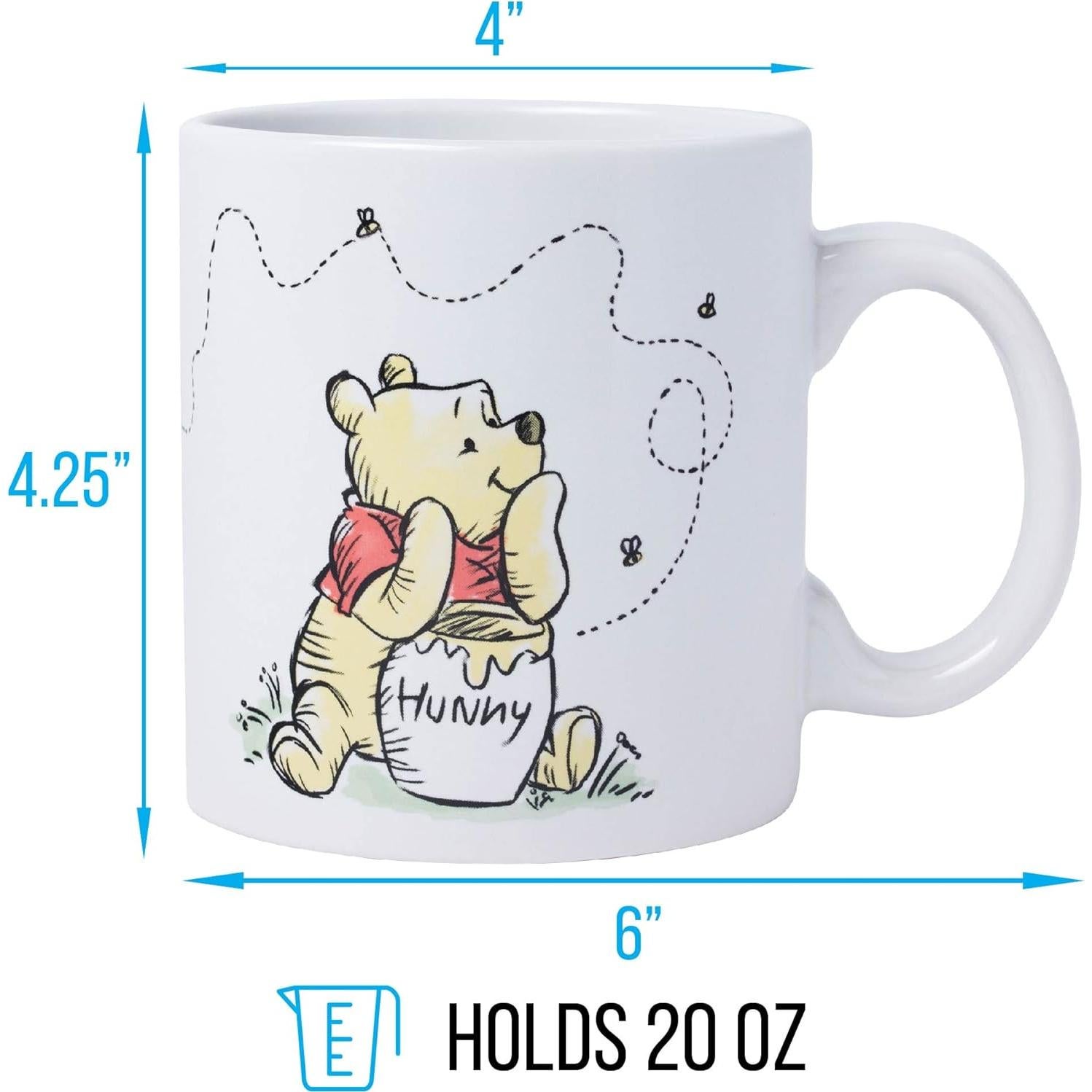 Taza de cerámica Silver Buffalo Winnie the Pooh 590 ml