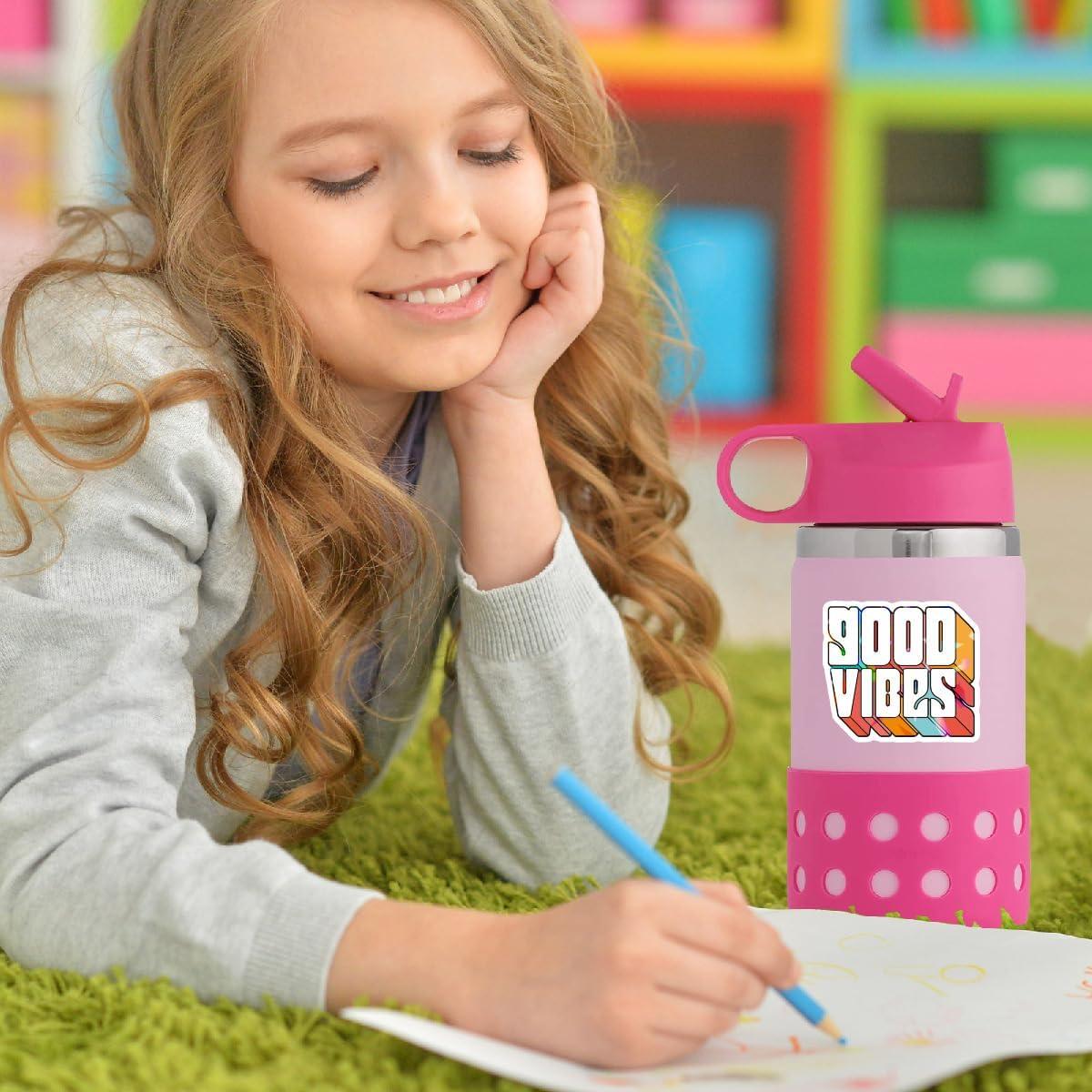 100 Stickers Holográficos de Animales QIUYUEMIN - Vinilo Impermeable