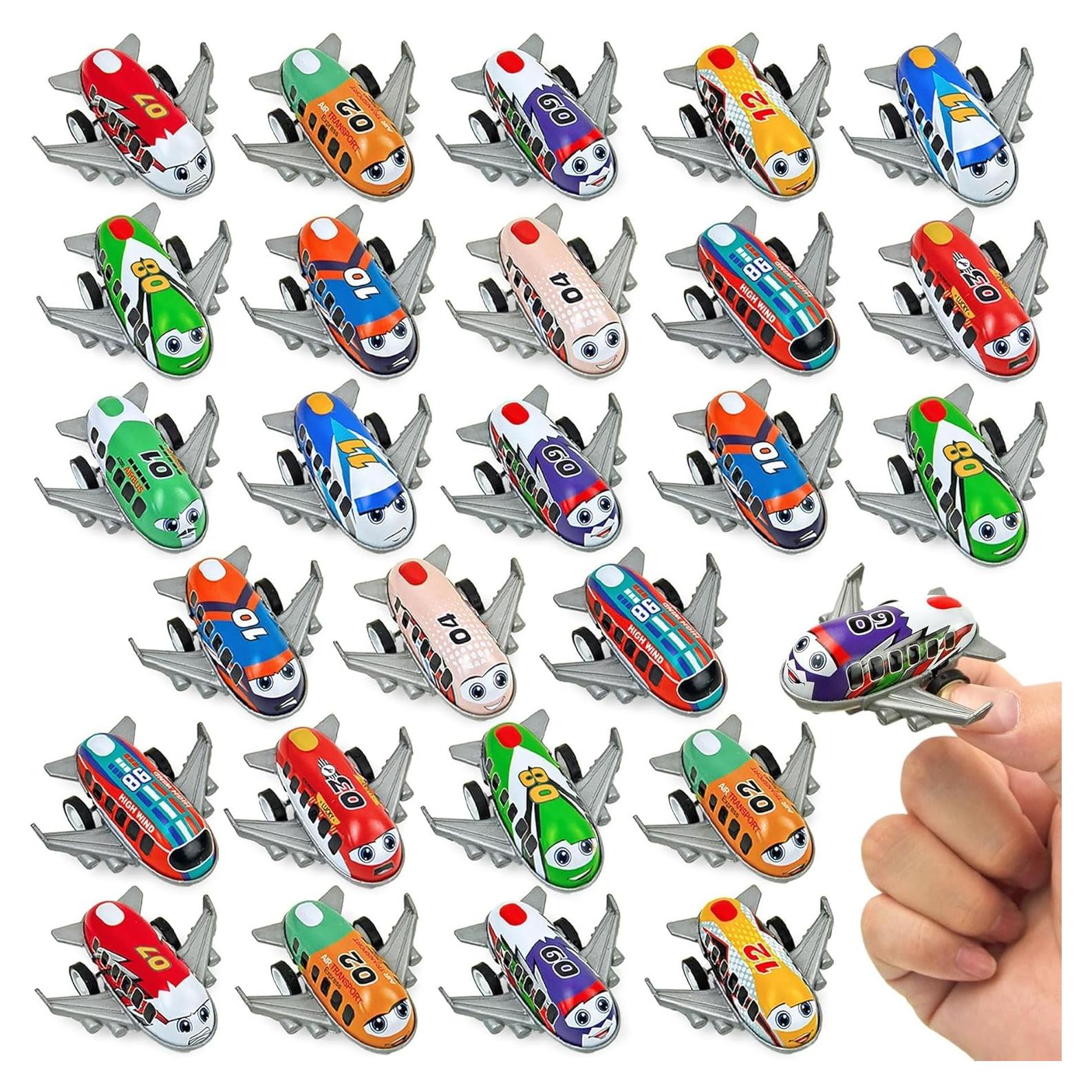 Juguetes de aviones de retroceso Vileafy - 27 piezas para niños