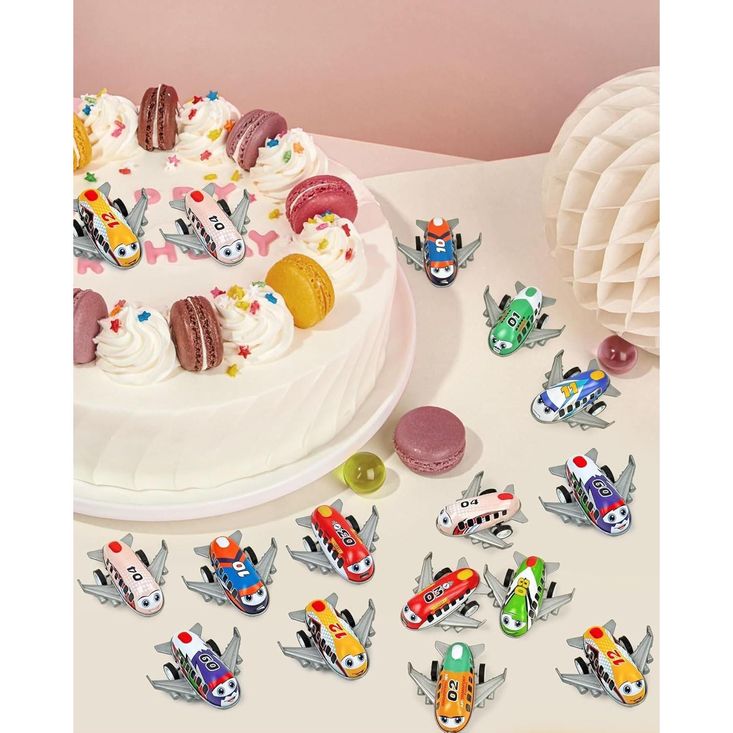 Juguetes de aviones de retroceso Vileafy - 27 piezas para niños