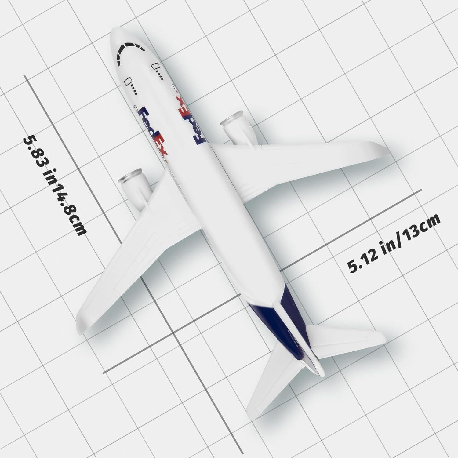 Modelo de Avión HANGHANG Fe dex 14.8cm Coleccionable