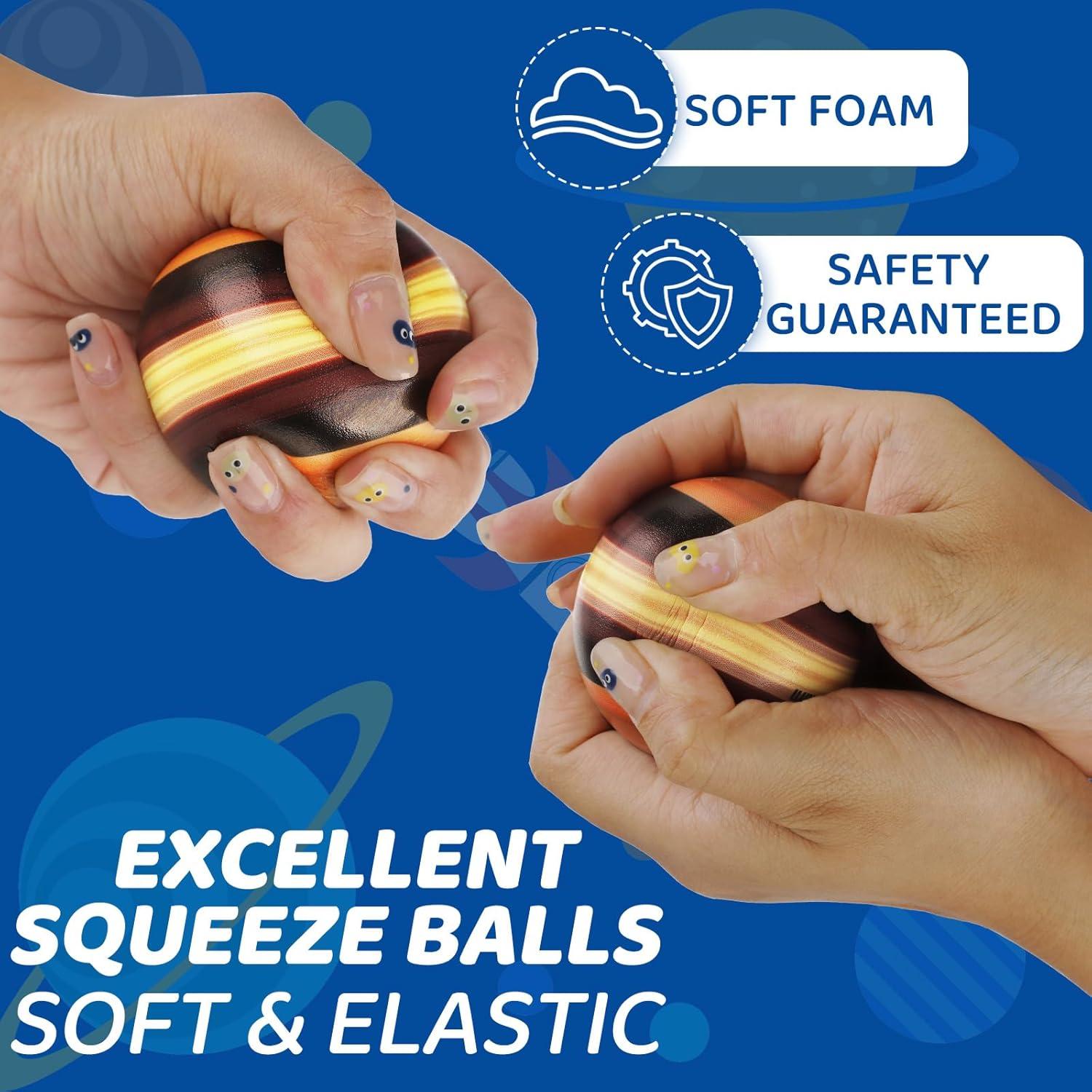 Mini Bolas de Estrés del Sistema Solar Mechaniker 10PCS