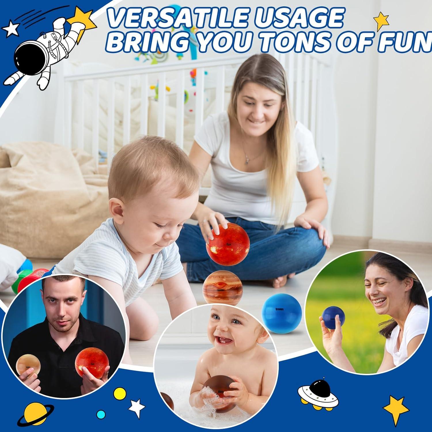 Mini Bolas de Estrés del Sistema Solar Mechaniker 10PCS