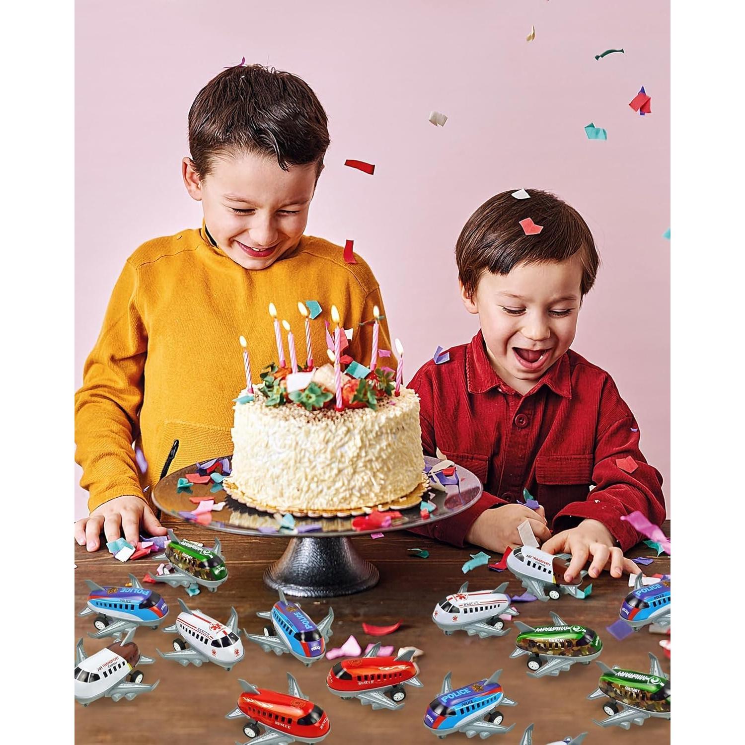 Juguetes de Aviones Vileafy - 18 Mini Aviones Retroceso para Niños