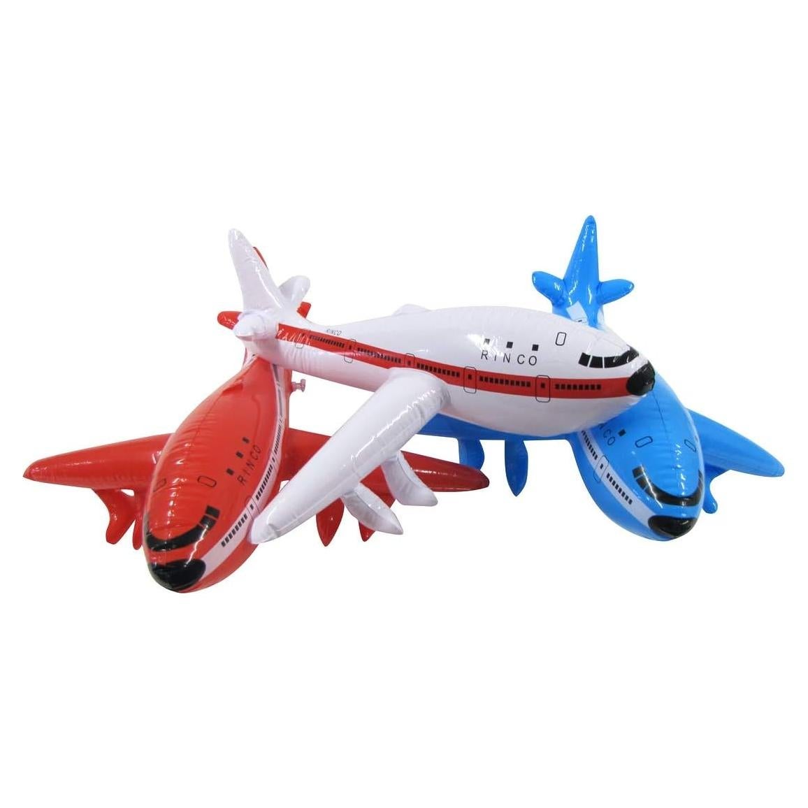 Conjunto de Flotadores Inflables de Aviones Treasure Gurus 3 Piezas