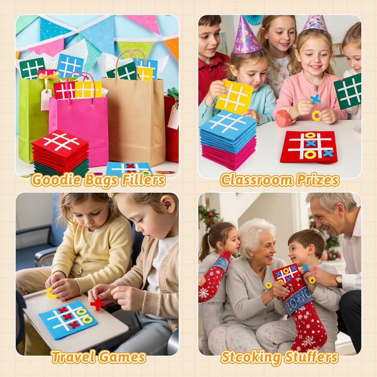 Juego de Mesa Tic Tac Toe 24PCS AugToy para Niños 3+