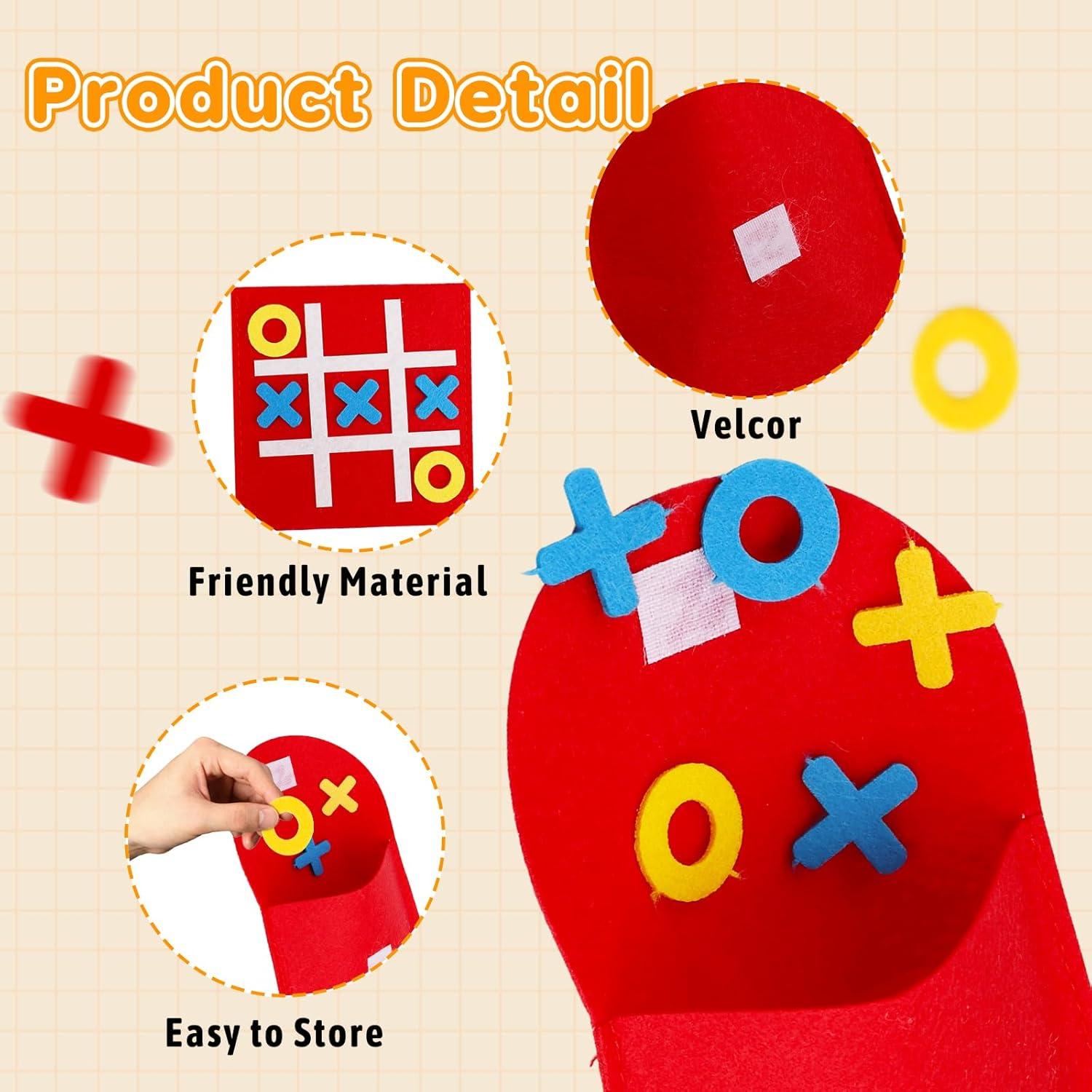 Juego de Mesa Tic Tac Toe 24PCS AugToy para Niños 3+