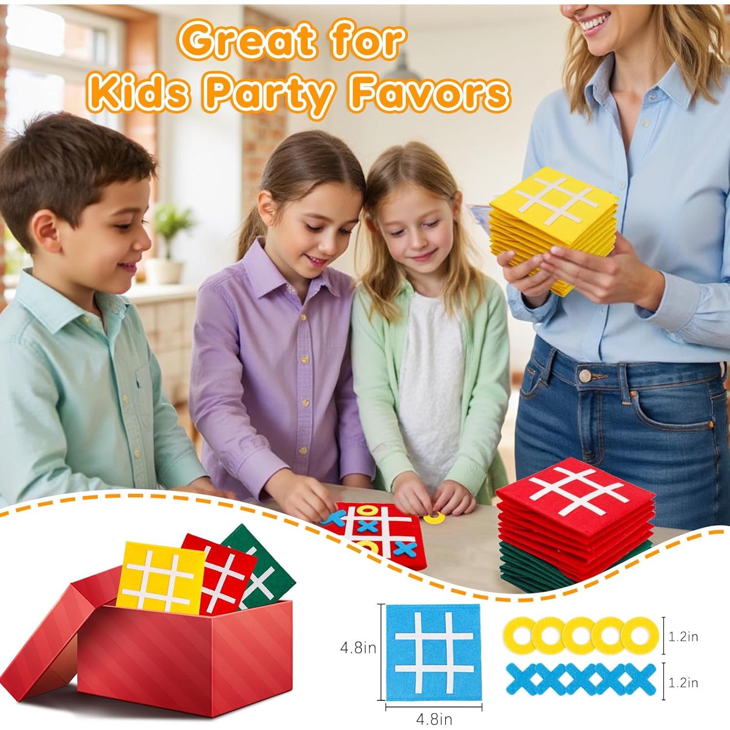 Juego de Mesa Tic Tac Toe 24PCS AugToy para Niños 3+