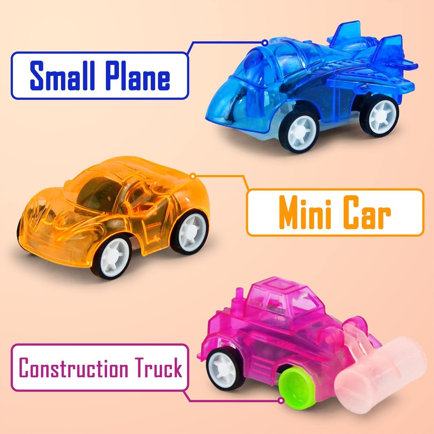 Coches Mini de Retroceso Vileafy - 50 Vehículos para Niños