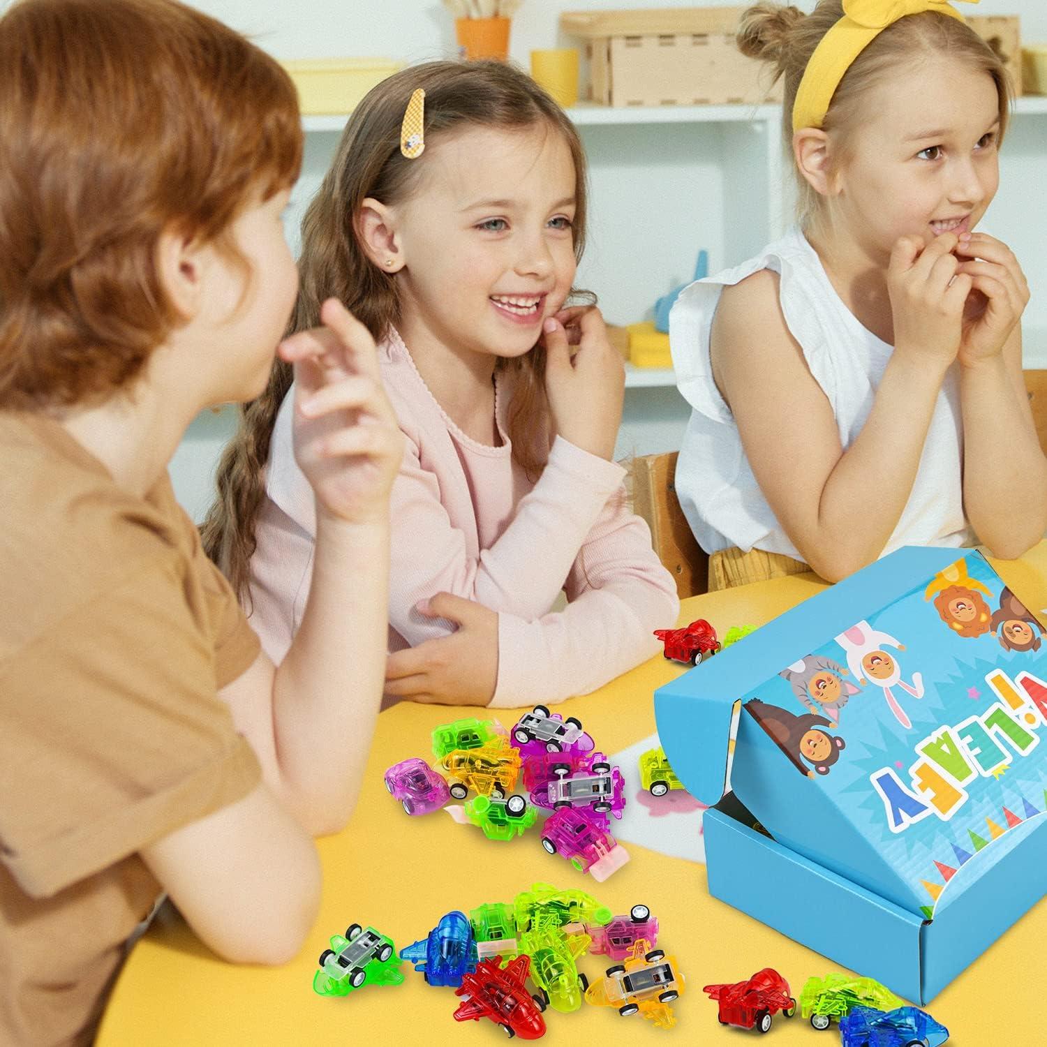 Coches Mini de Retroceso Vileafy - 50 Vehículos para Niños