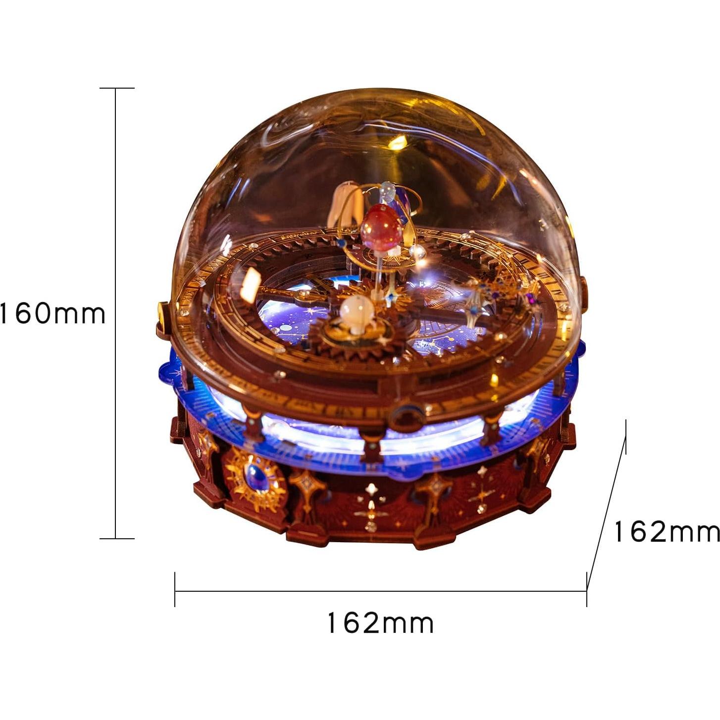 Rompecabezas 3D de Madera MU El Planisferio 20.5cm DIY