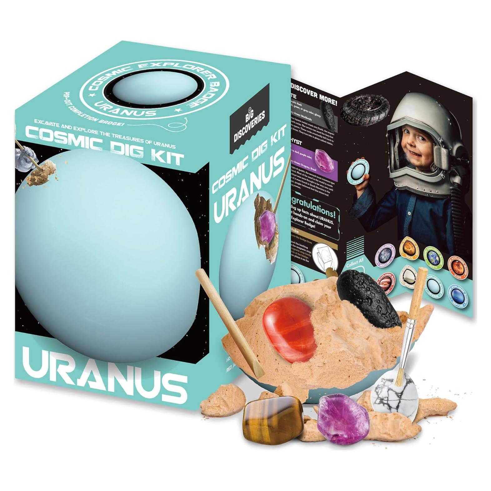 Kit de Excavación Cósmico Big Discoveries - Urano - Juguete STEM