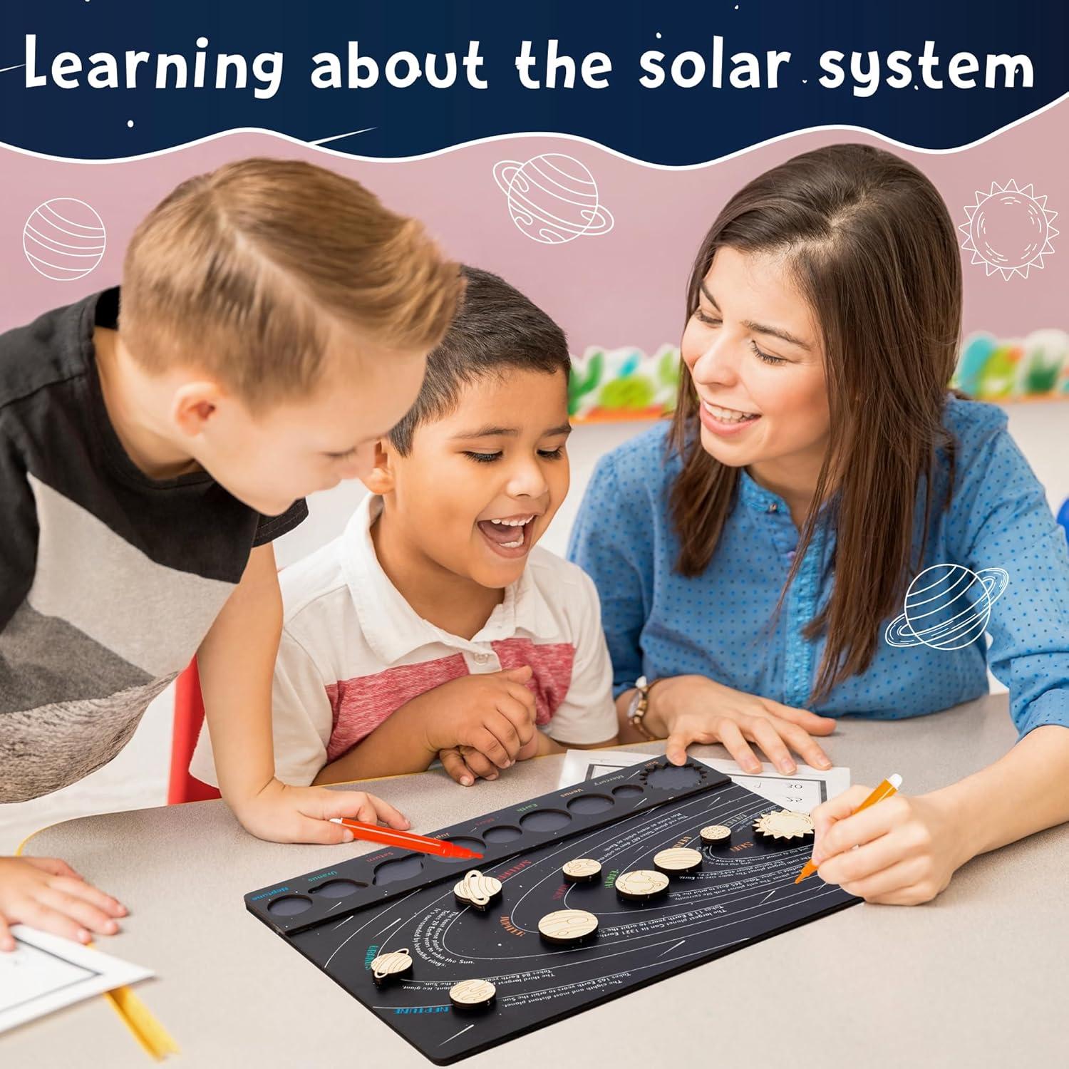 Kit de Manualidades WATINC Sistema Solar - Juego Magnético Educativo