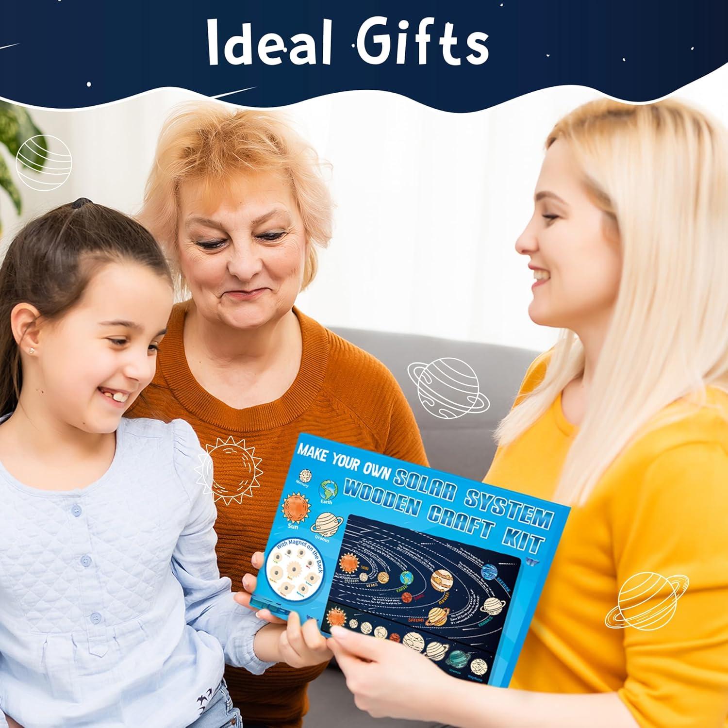 Kit de Manualidades WATINC Sistema Solar - Juego Magnético Educativo