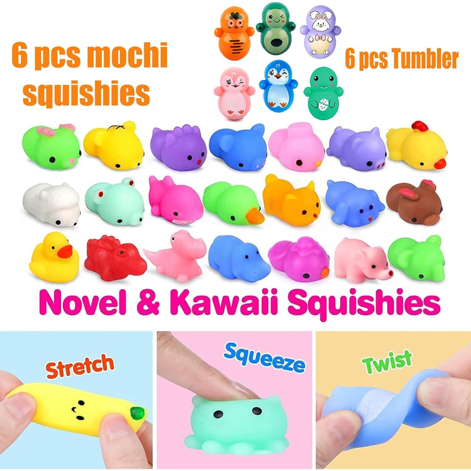 124 Piezas Juguetes Antiestrés Mctuoba para Niños