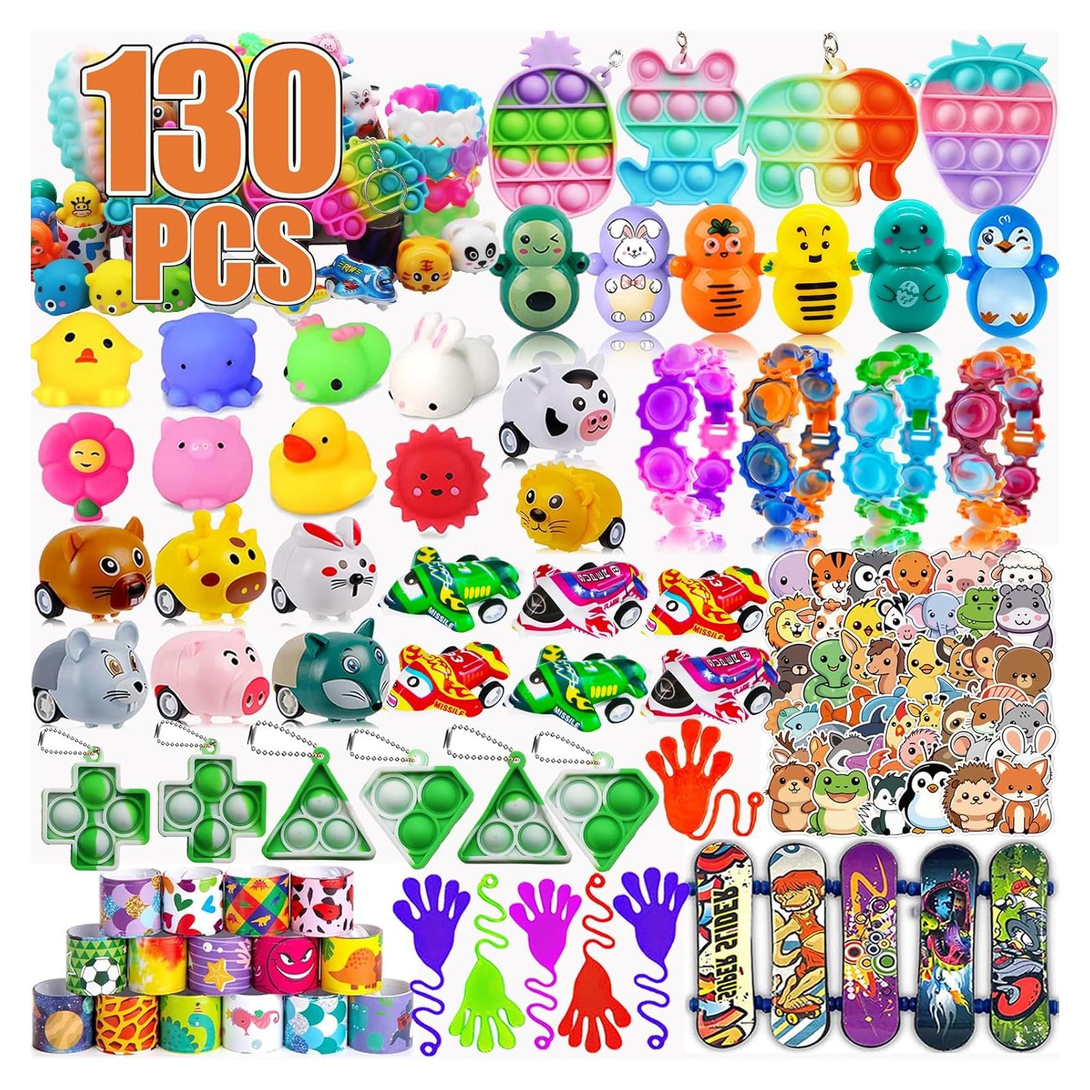 130 Piezas Juguetes Fidget Pebatoor para Niños 3+