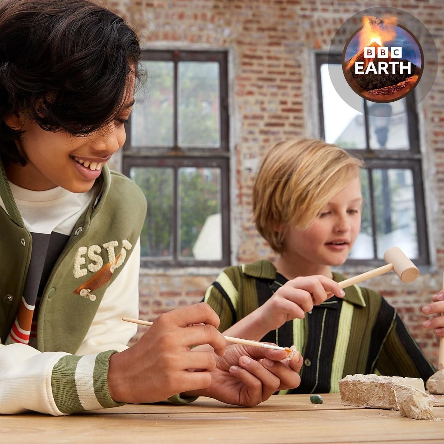 Kit de Excavación de Gemas BBC Earth - 9 Gemas Reales