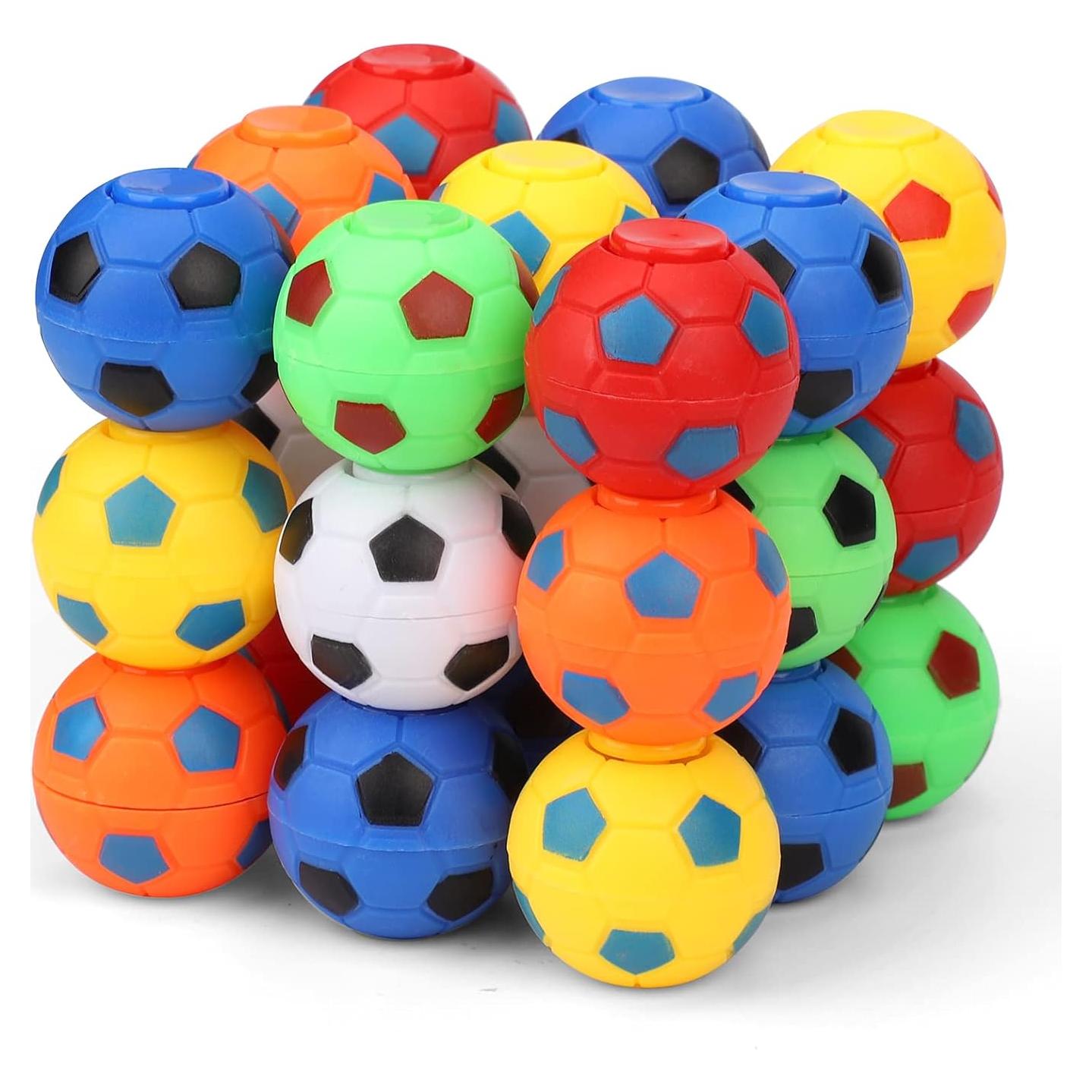 34 Mini Spinners Antiestrés Fútbol Dilabnda 3.05 cm