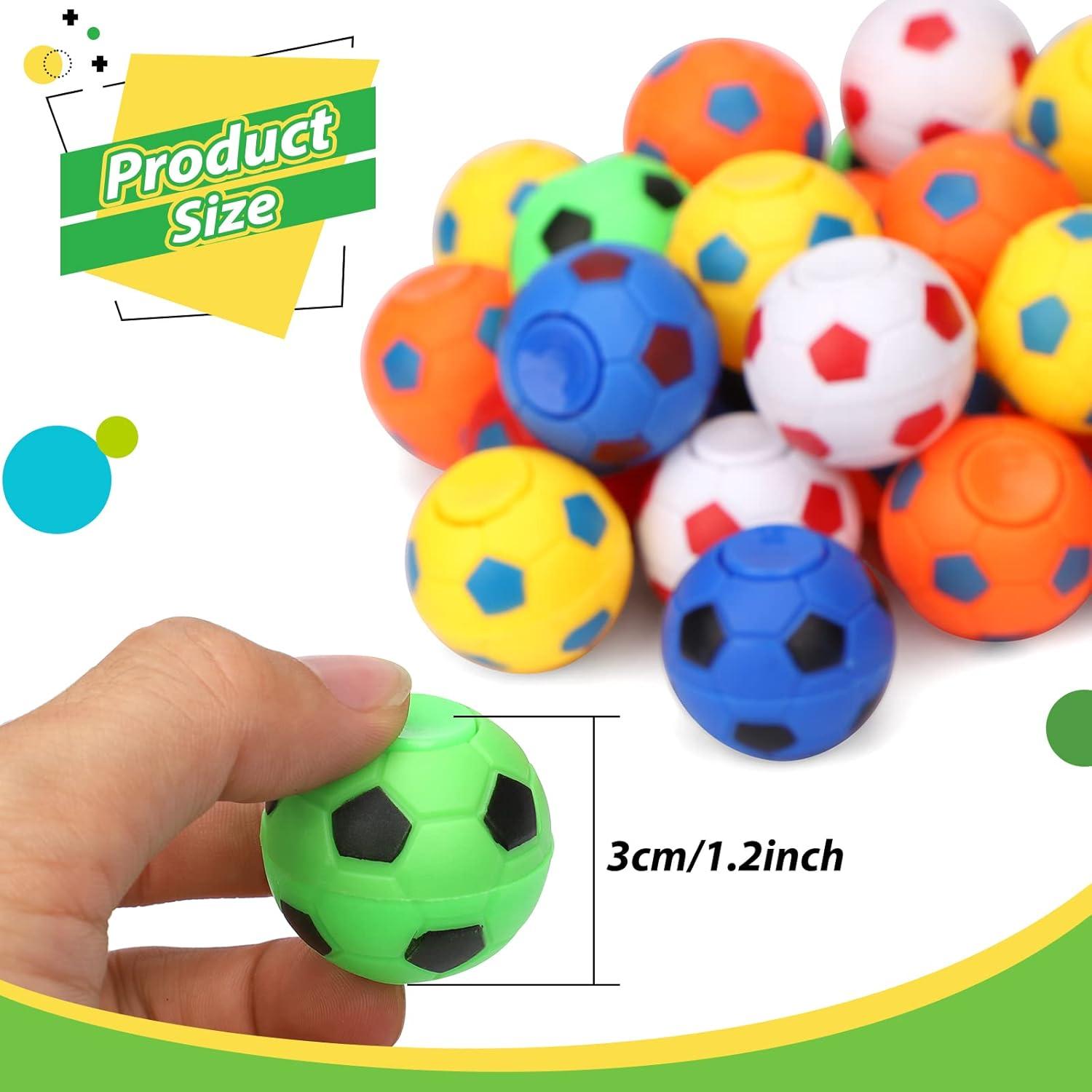 34 Mini Spinners Antiestrés Fútbol Dilabnda 3.05 cm