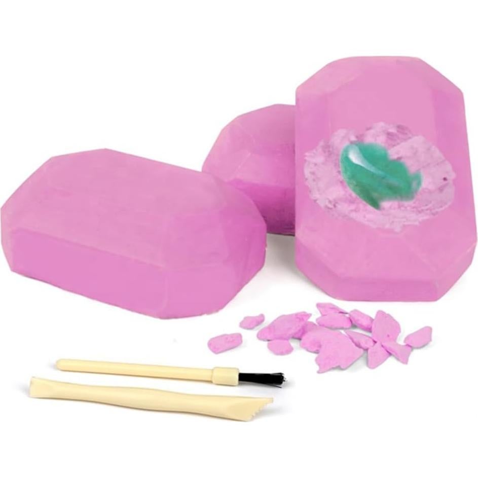 Kit de Excavación de Gemas Liberty Imports - 12 Paquetes Educativos