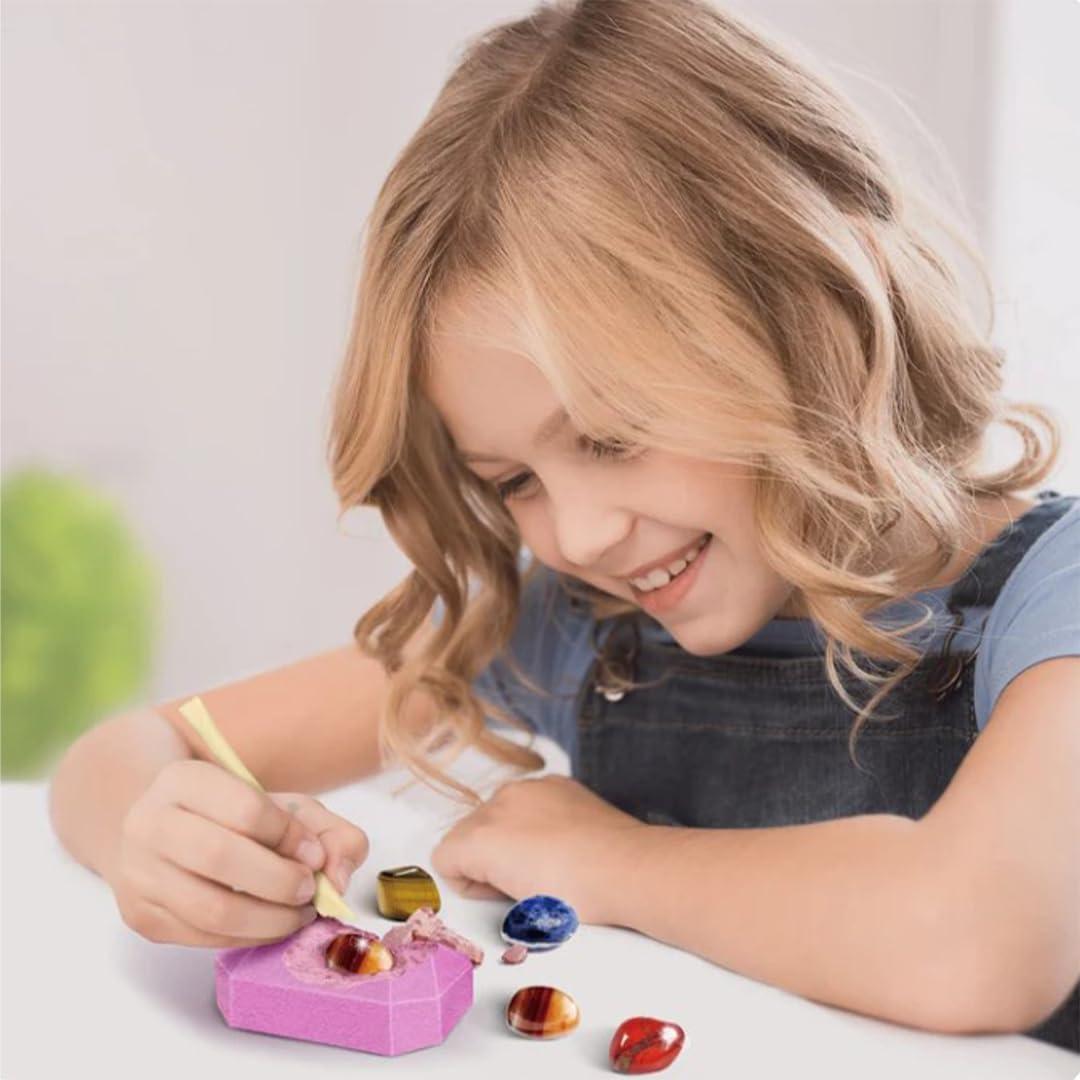 Kit de Excavación de Gemas Liberty Imports - 12 Paquetes Educativos