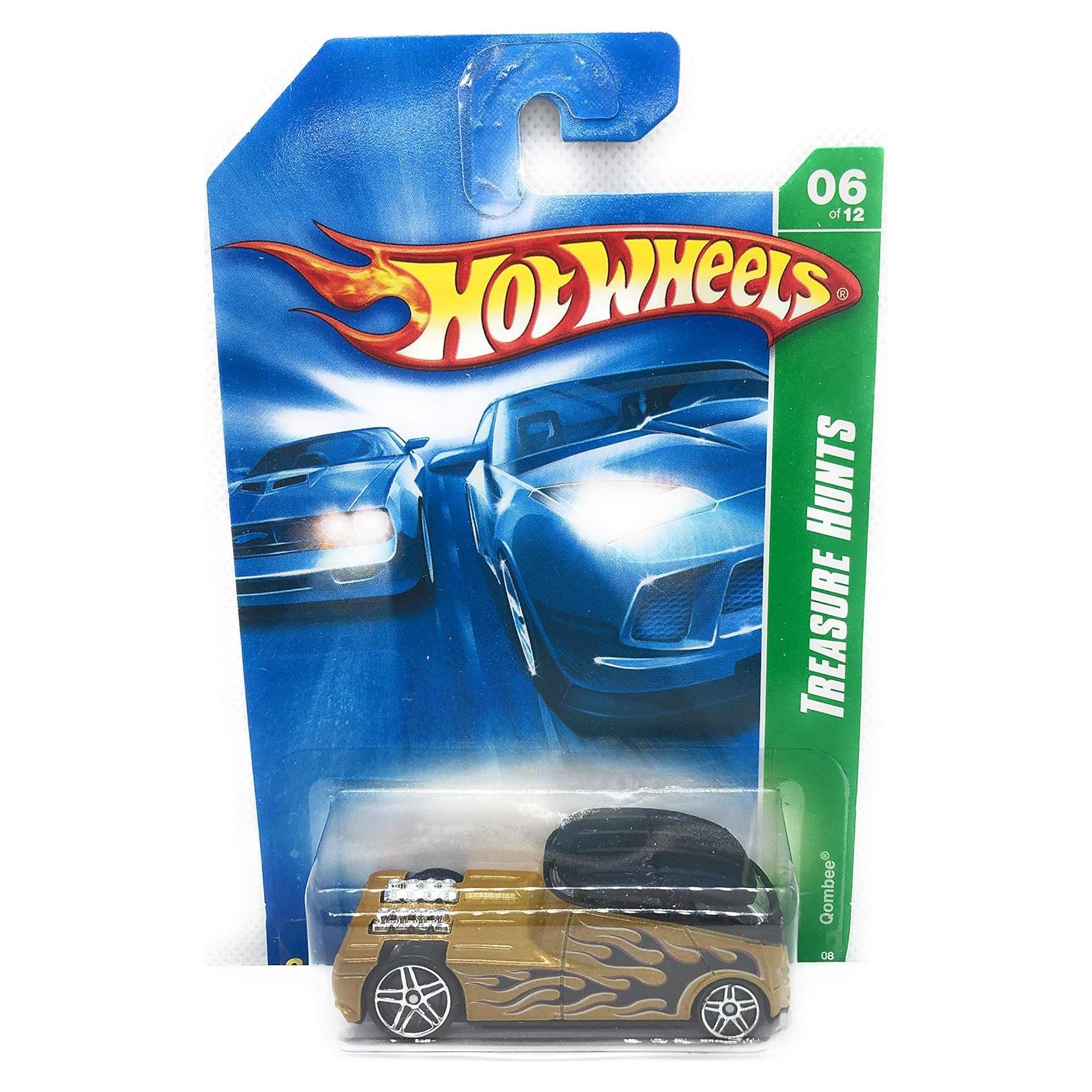 Hot Wheels Qombee 2008 Caza Tesoros 6/12 Negro Dorado