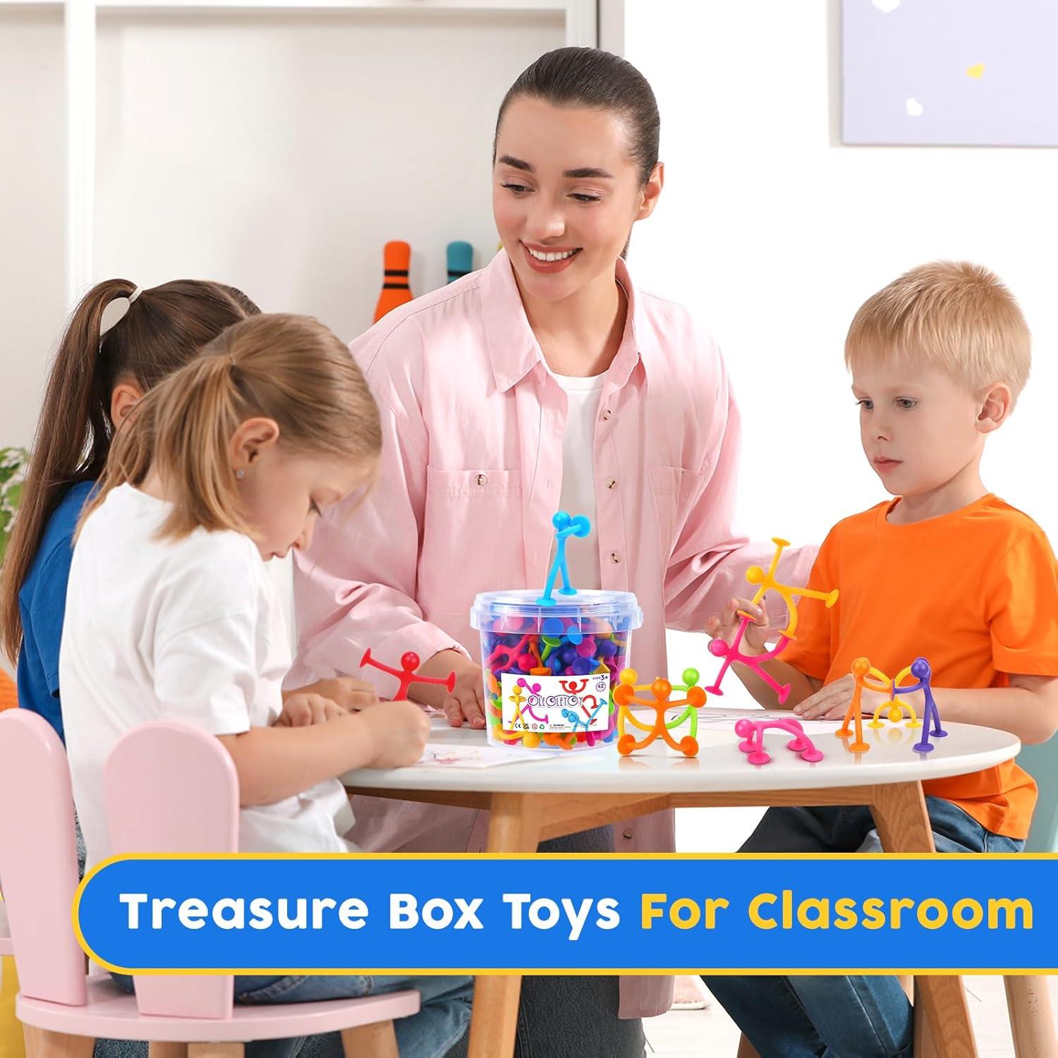 Juguetes de Succión OleOletOy - 42 Piezas Sensoriales para Niños