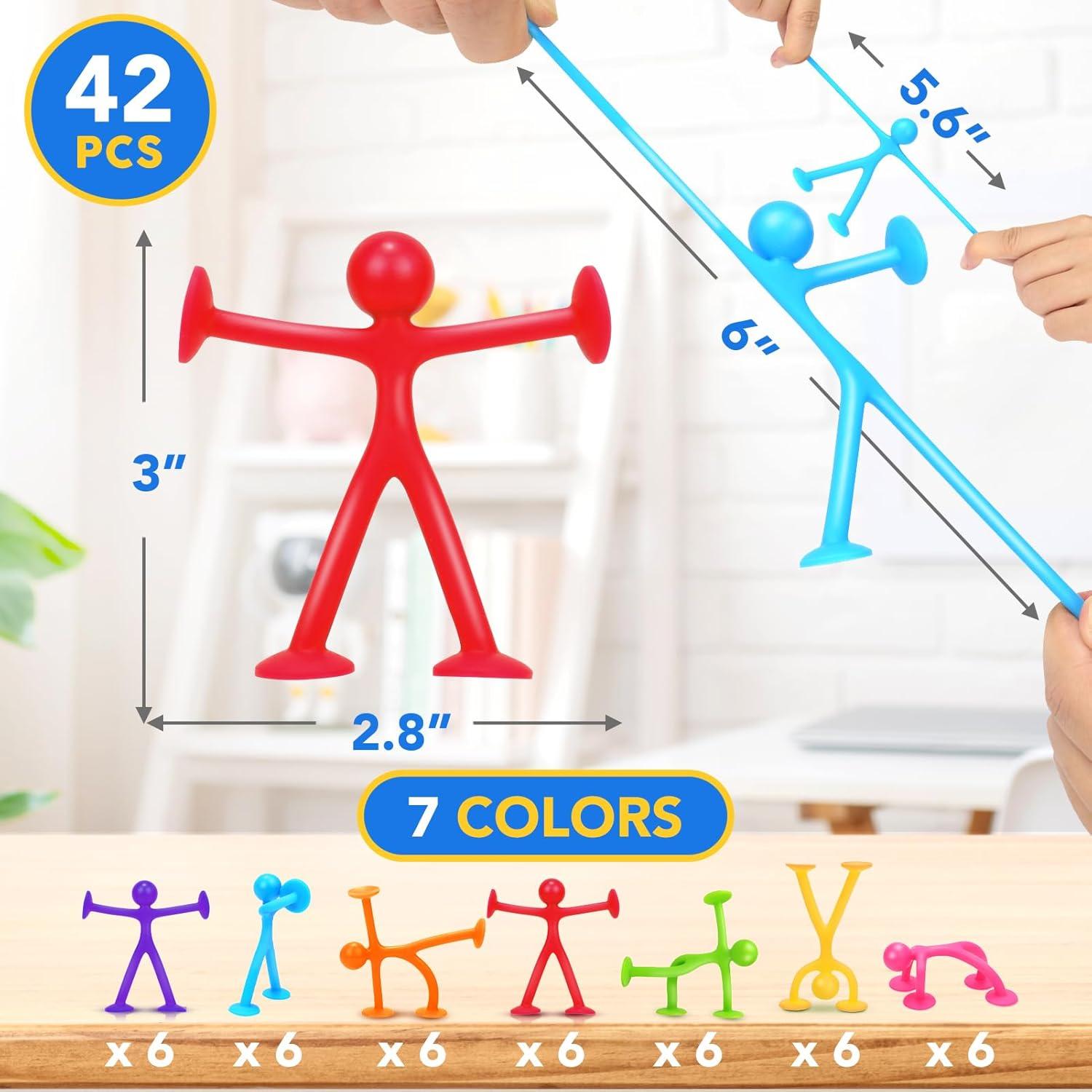 Juguetes de Succión OleOletOy - 42 Piezas Sensoriales para Niños