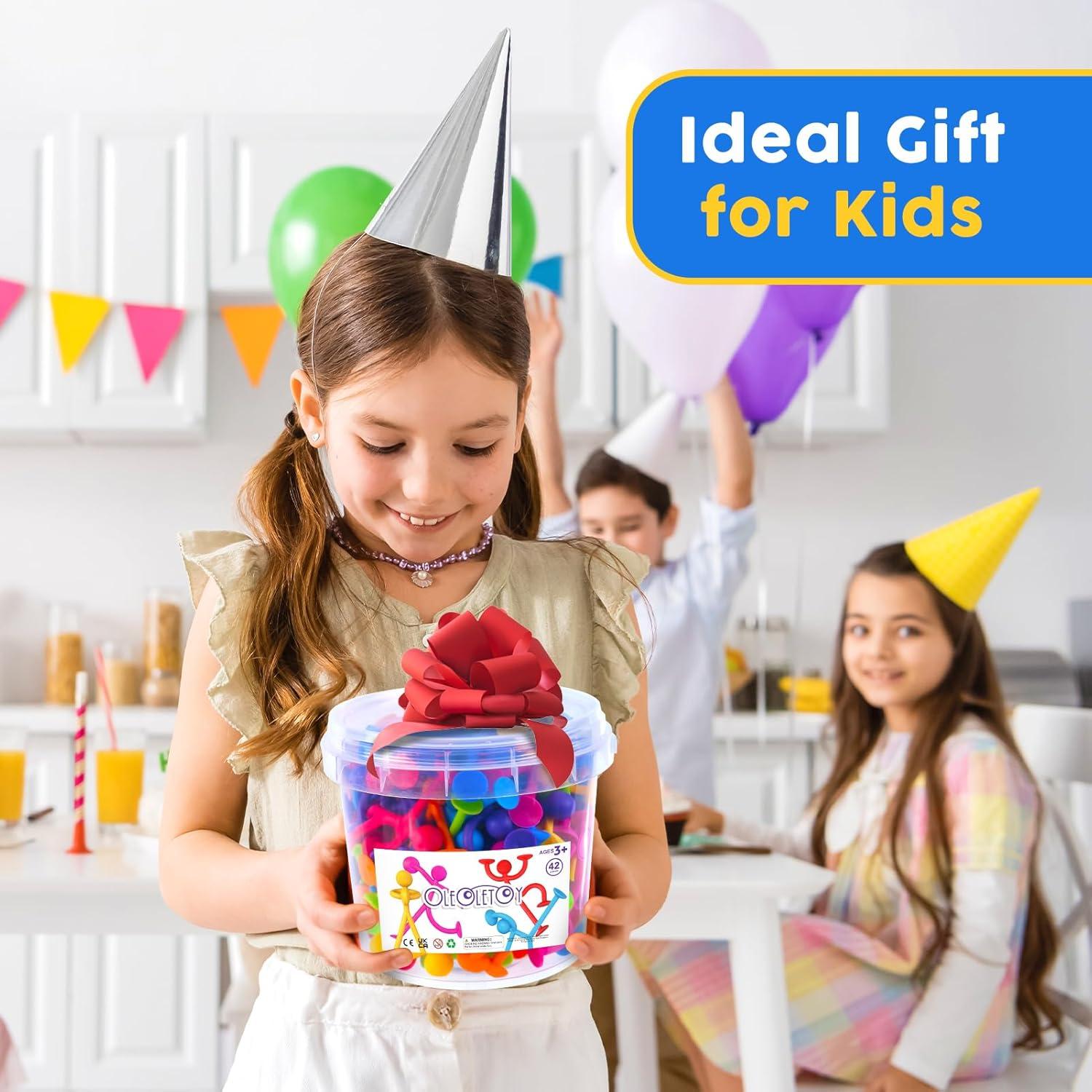 Juguetes de Succión OleOletOy - 42 Piezas Sensoriales para Niños