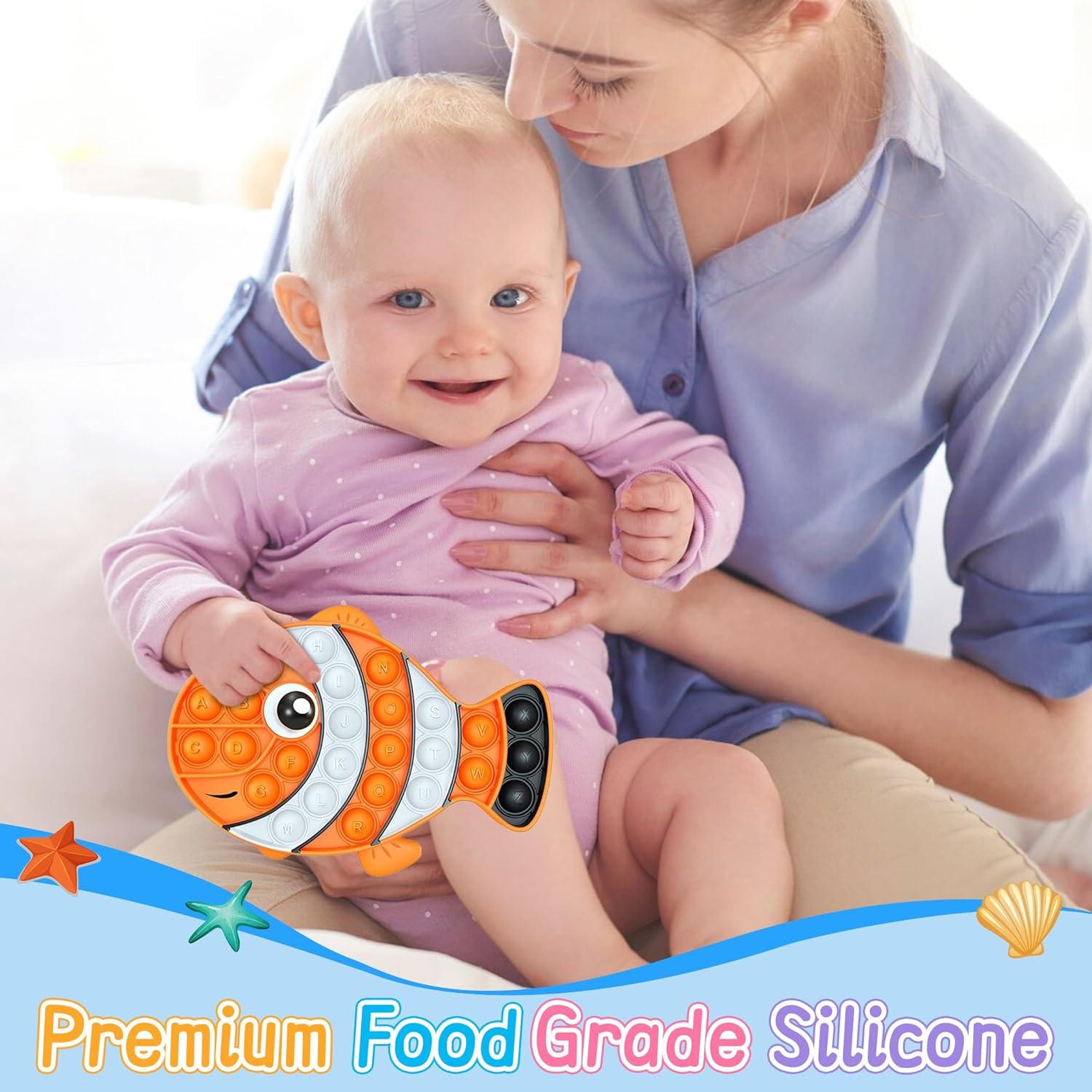 3 Paquetes Juguetes Antiestrés Woplagyreat Animales Marinos