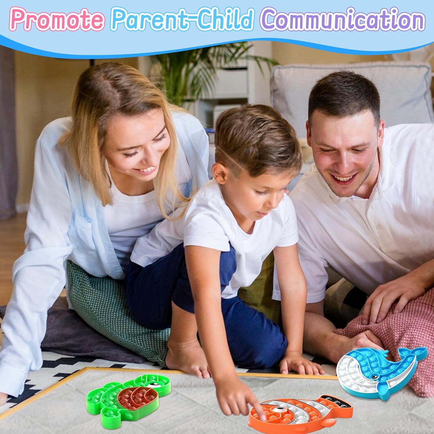 3 Paquetes Juguetes Antiestrés Woplagyreat Animales Marinos