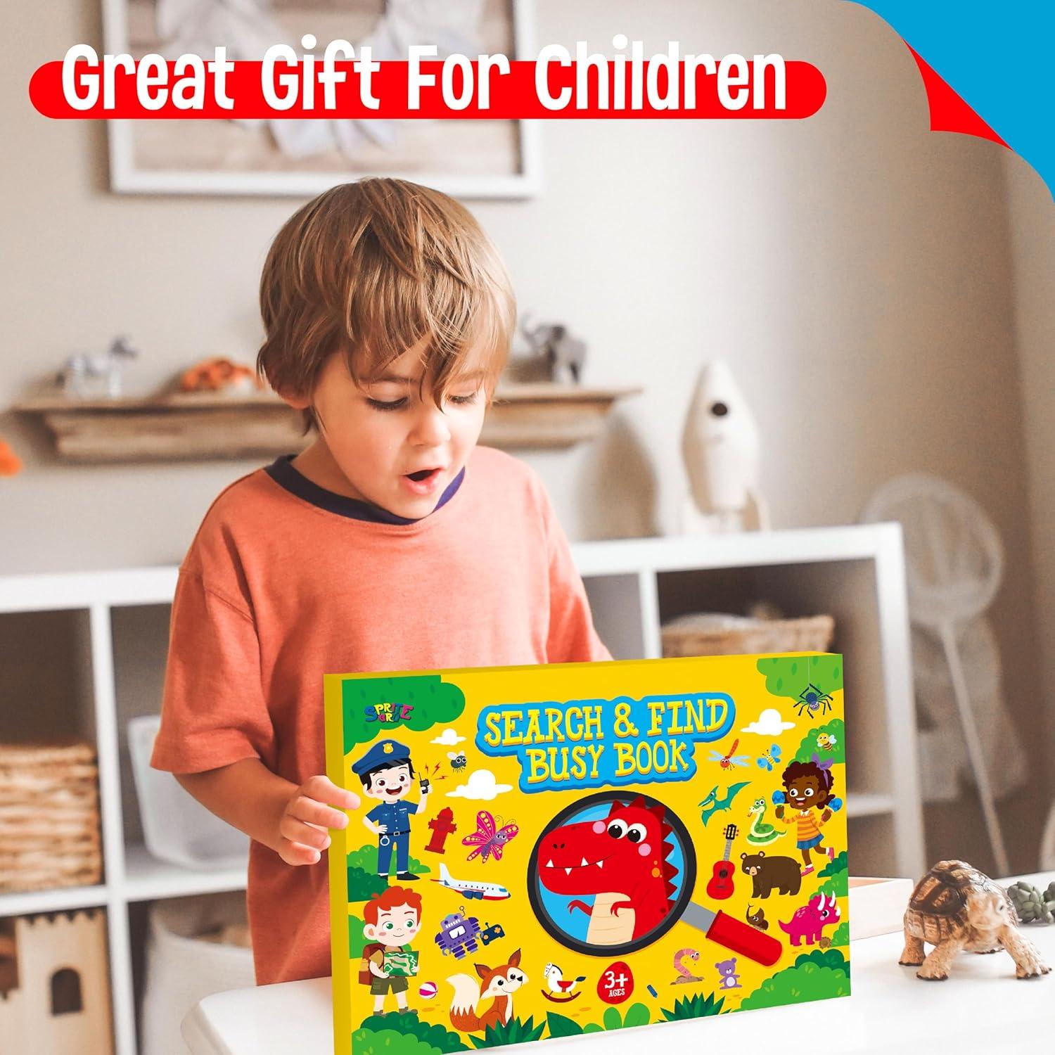 Libro de Buscar y Encontrar SpriteGru 30 Temas 32 Páginas