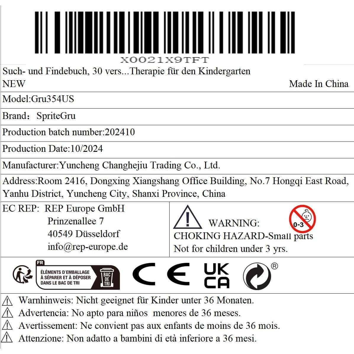 Libro de Buscar y Encontrar SpriteGru 30 Temas 32 Páginas