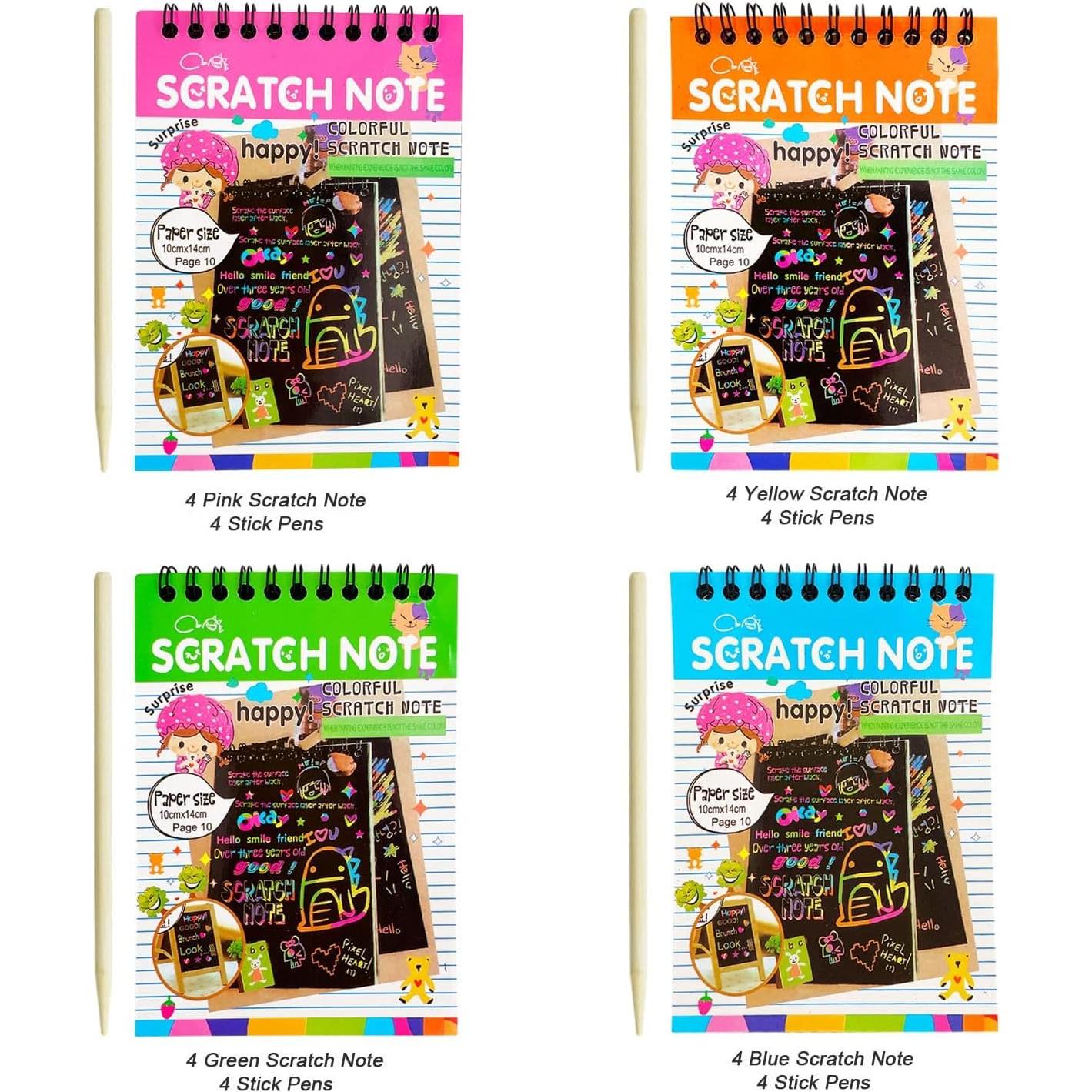 Paquete de 16 Cuadernos Rayados Huastyle 14x10 cm para Niños