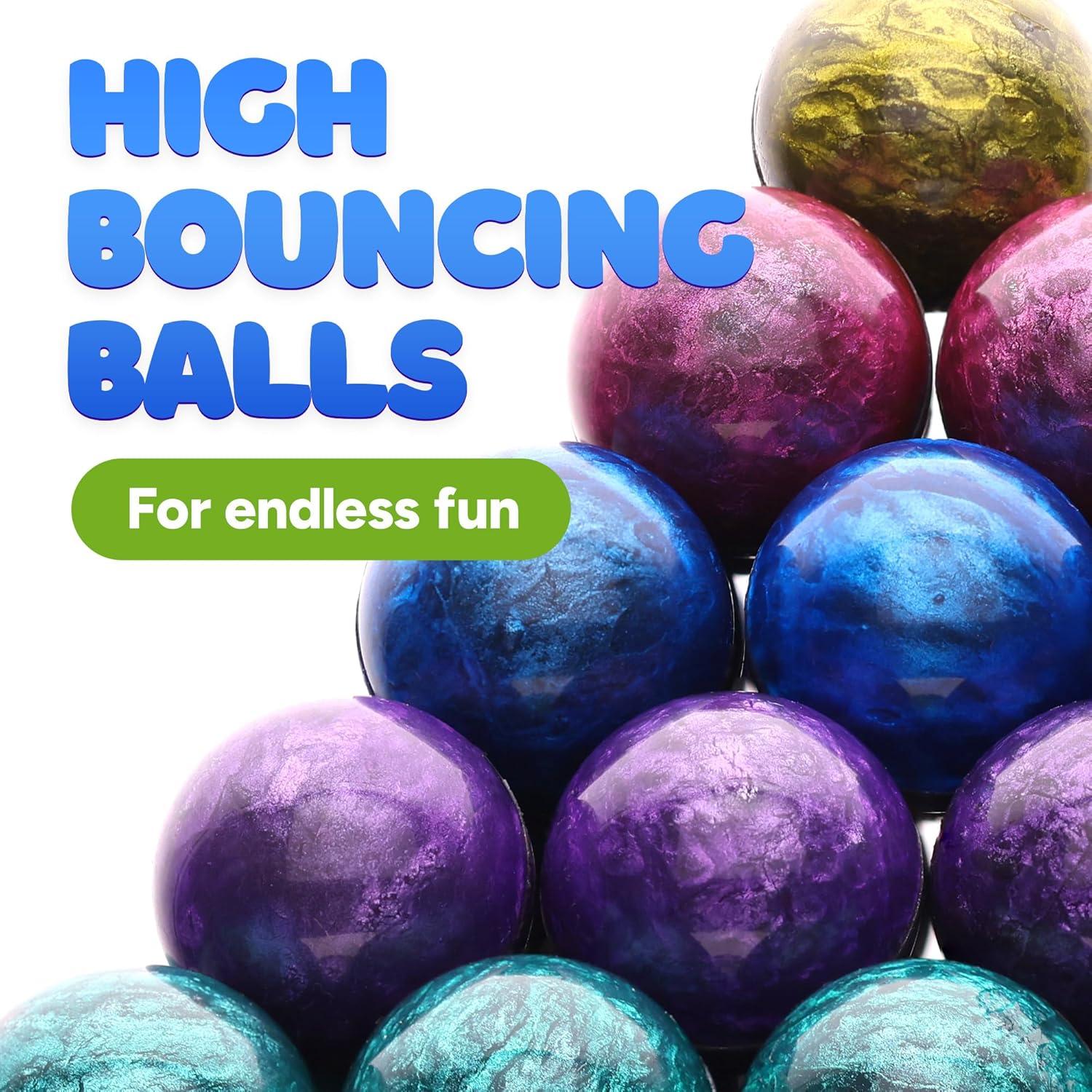 Paquete de 50 Pelotas Rebotadoras Entervending 25 mm