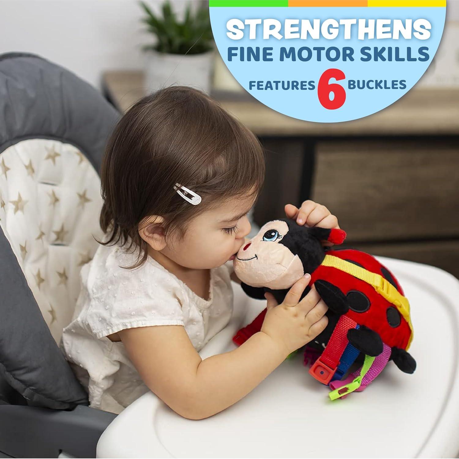 Juguete Educativo Buckle Becky La Mariquita 22.86x10.16cm