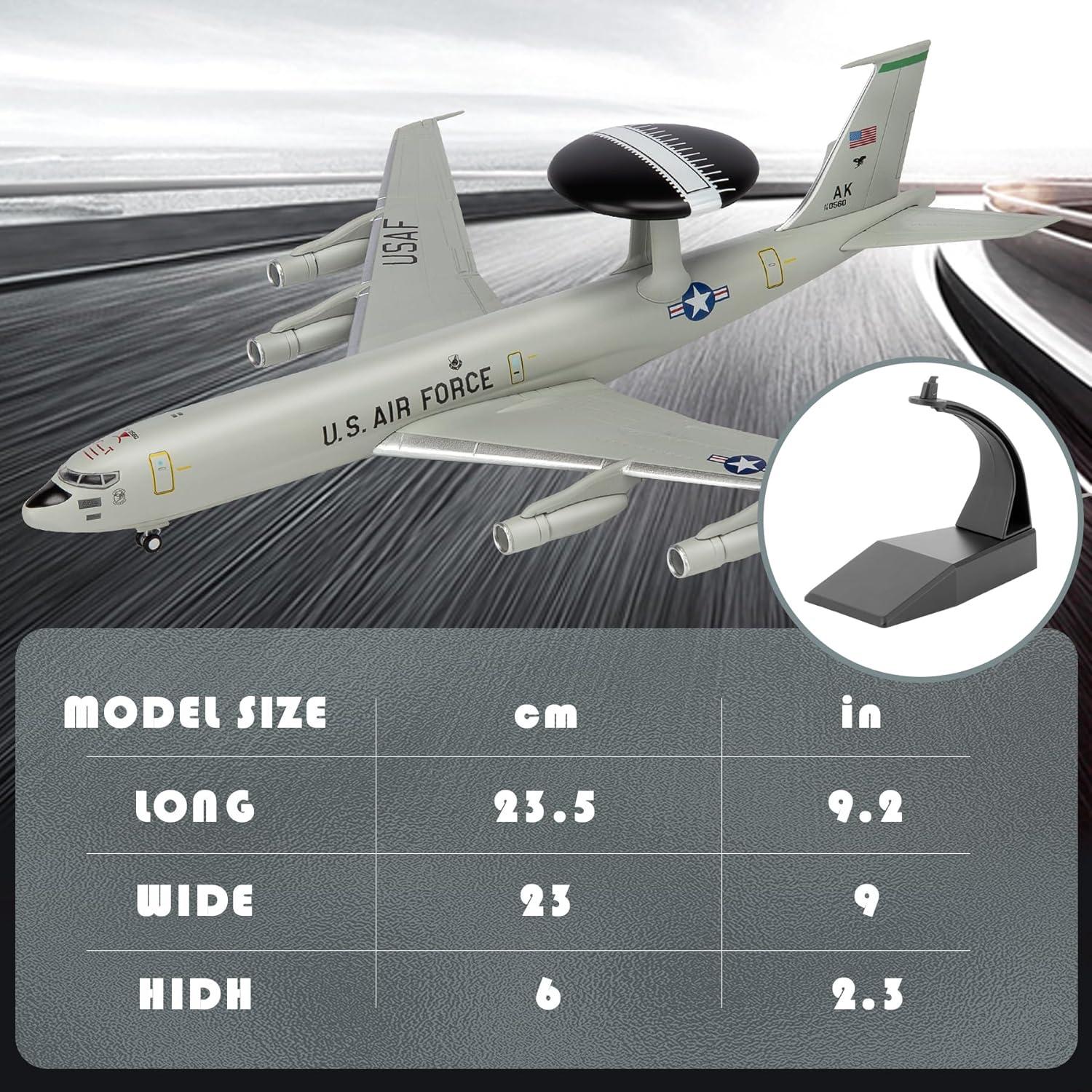 Modelo de Avión Militar Boeing E-3 Sentry 1:200 HANGHANG