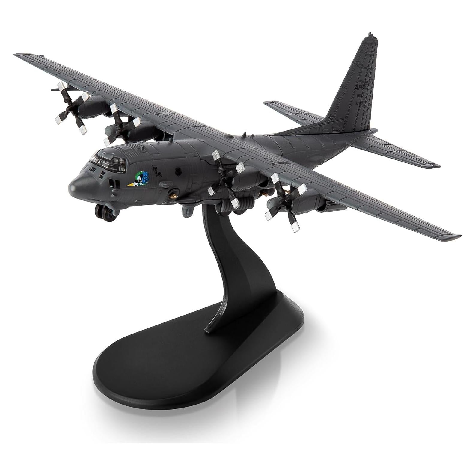 Modelo de Avión Militar HANGHANG AC130H 1/200 Aleación 15cm