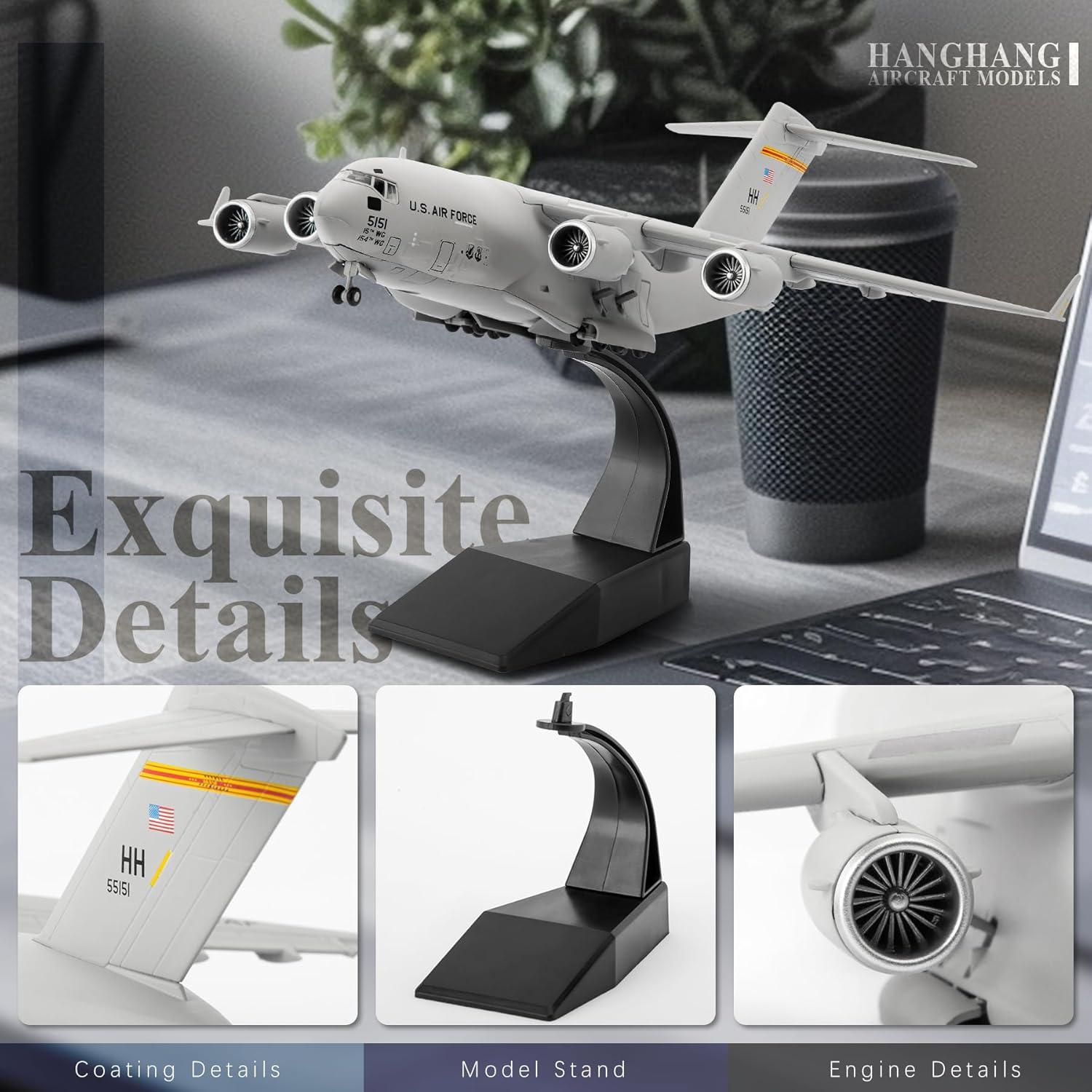 Modelo de Avión C-17 Global Overlord HANGHANG 1:200