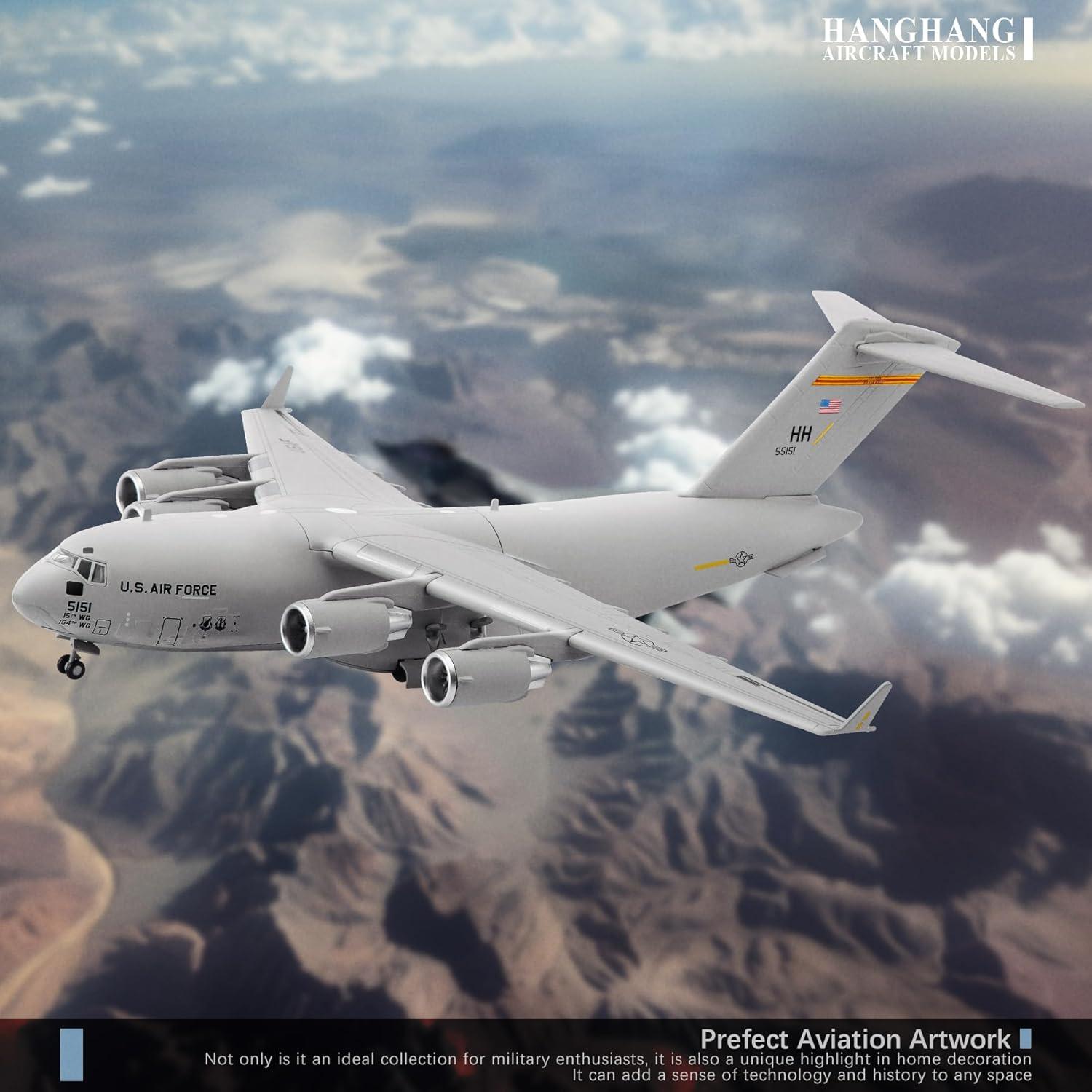 Modelo de Avión C-17 Global Overlord HANGHANG 1:200