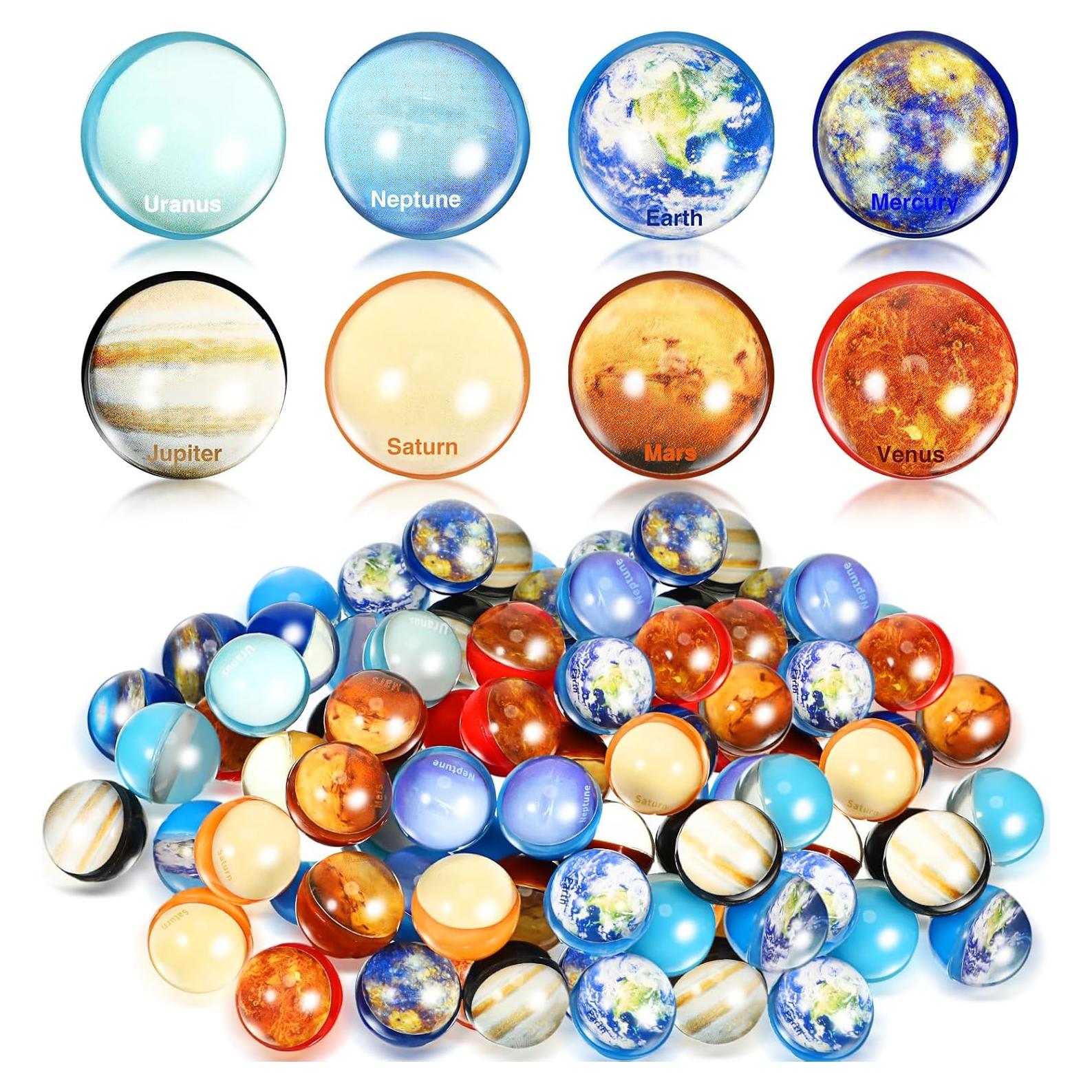 Lenwen 56 Pelotas Rebotadoras Espaciales 30 mm para Niños