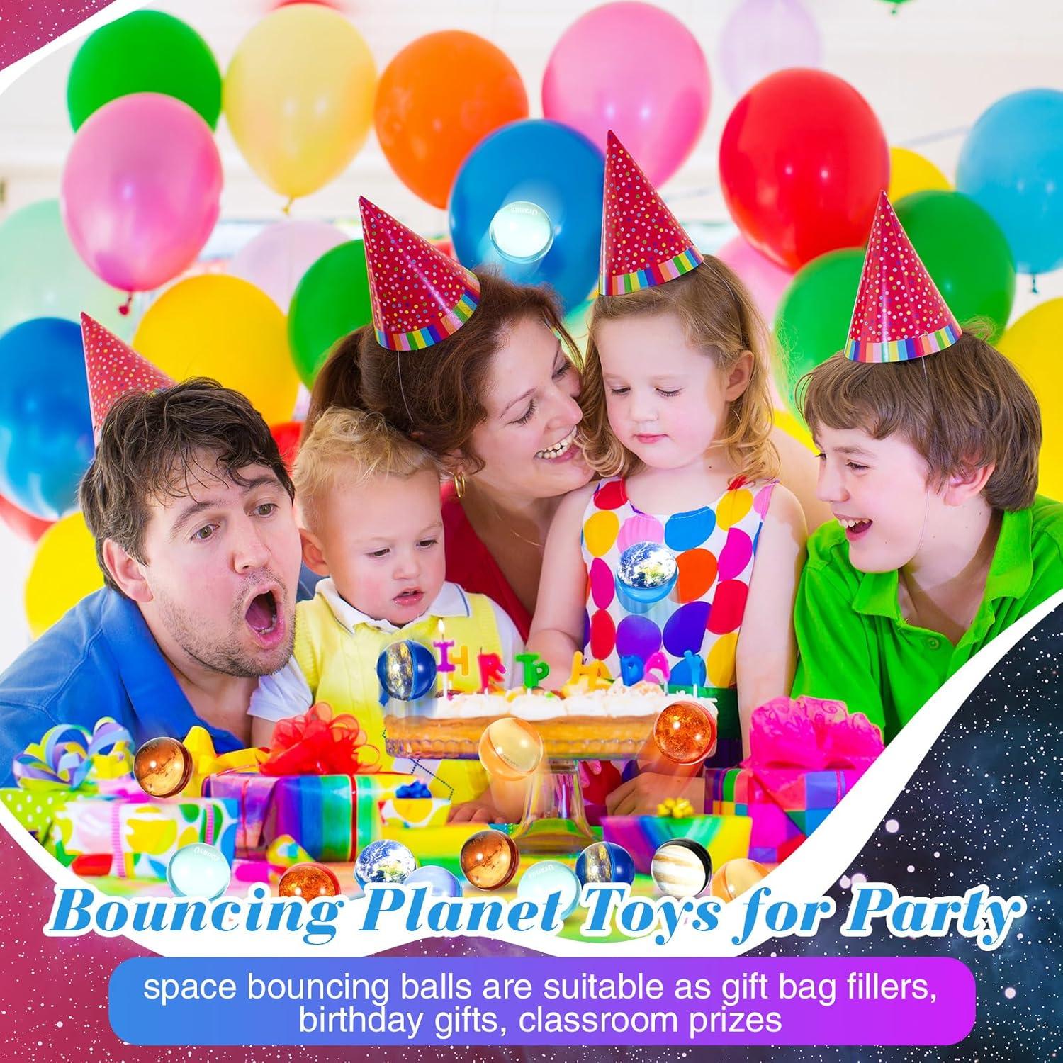 Lenwen 56 Pelotas Rebotadoras Espaciales 30 mm para Niños