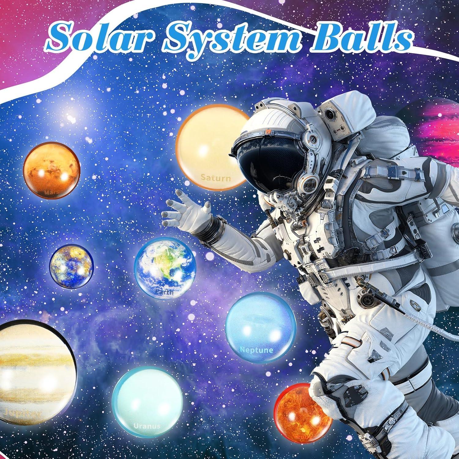 Lenwen 56 Pelotas Rebotadoras Espaciales 30 mm para Niños