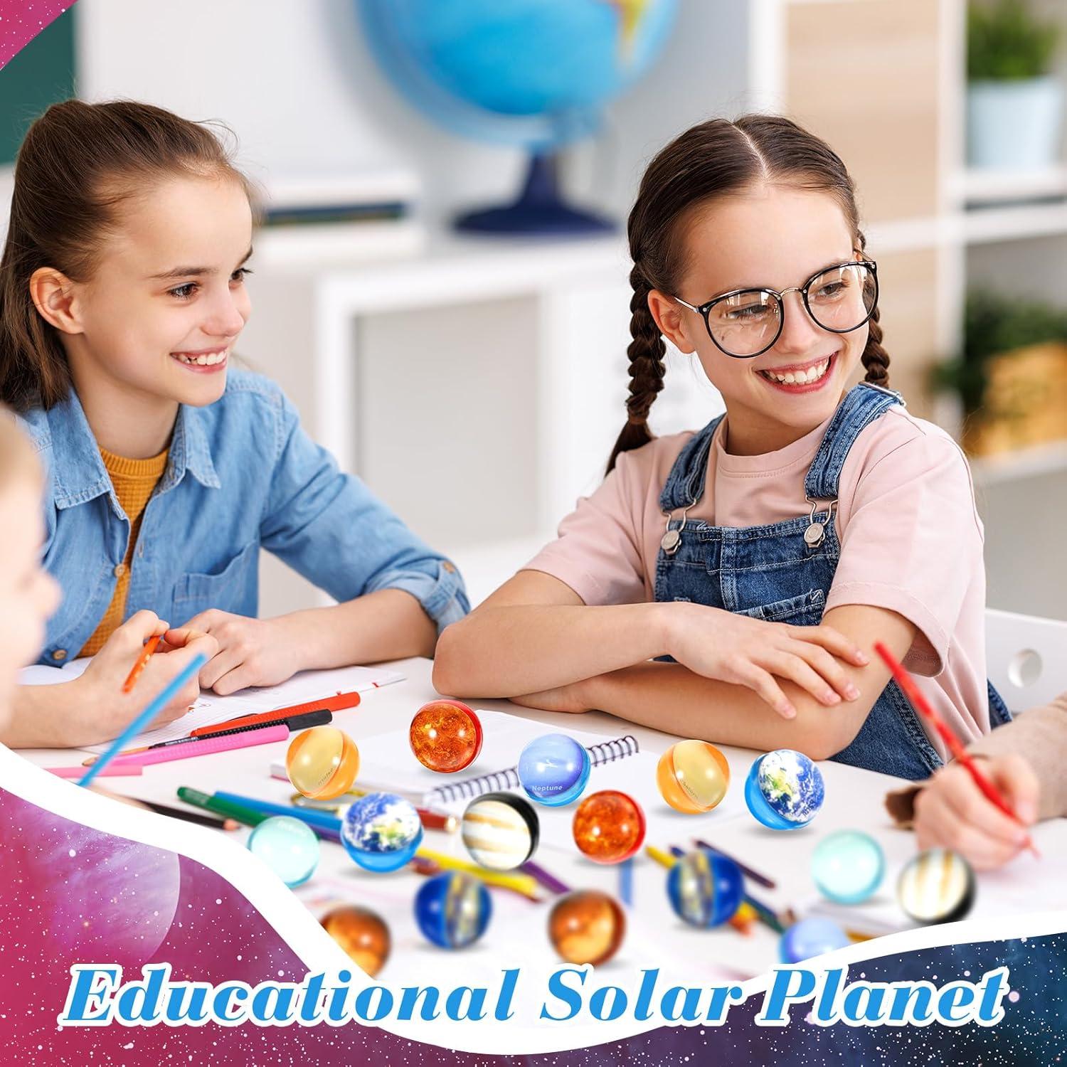 Lenwen 56 Pelotas Rebotadoras Espaciales 30 mm para Niños